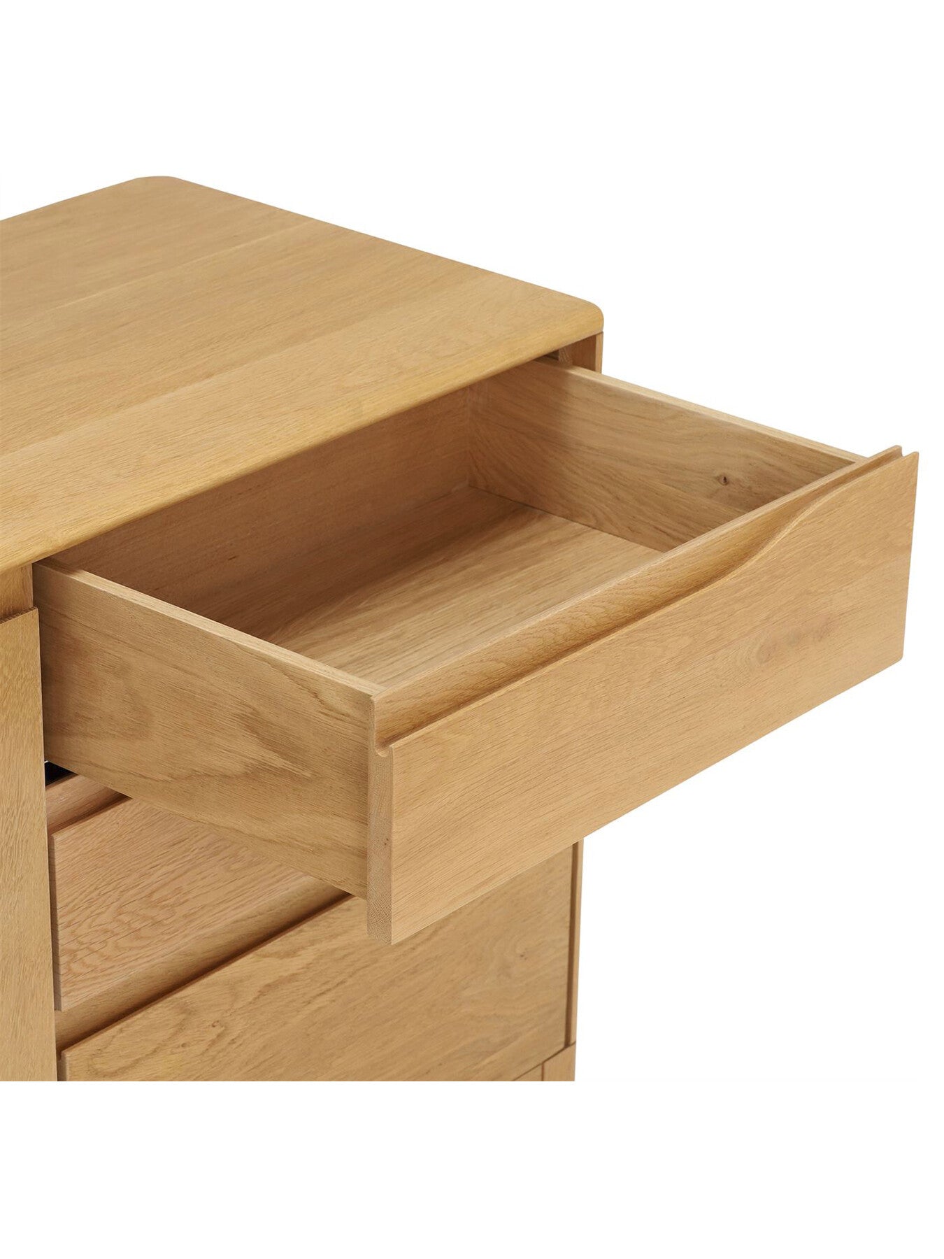 Neutral Romana Oak Wood 2 Door 3 Drawer Large Sideboard