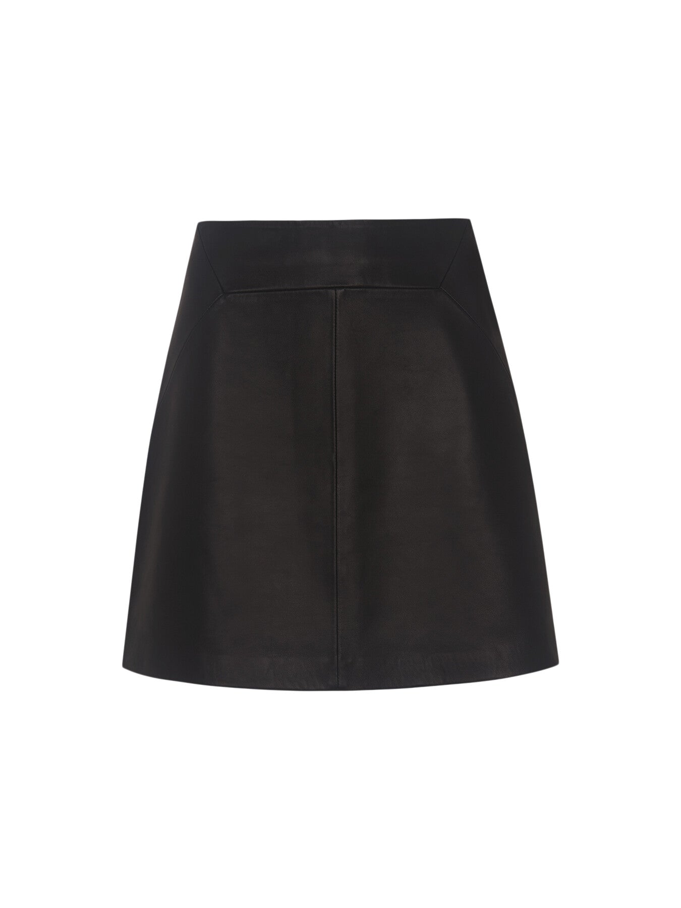 Leather A line Skirt