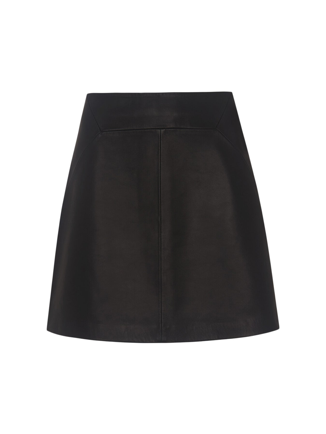 Leather A line Skirt