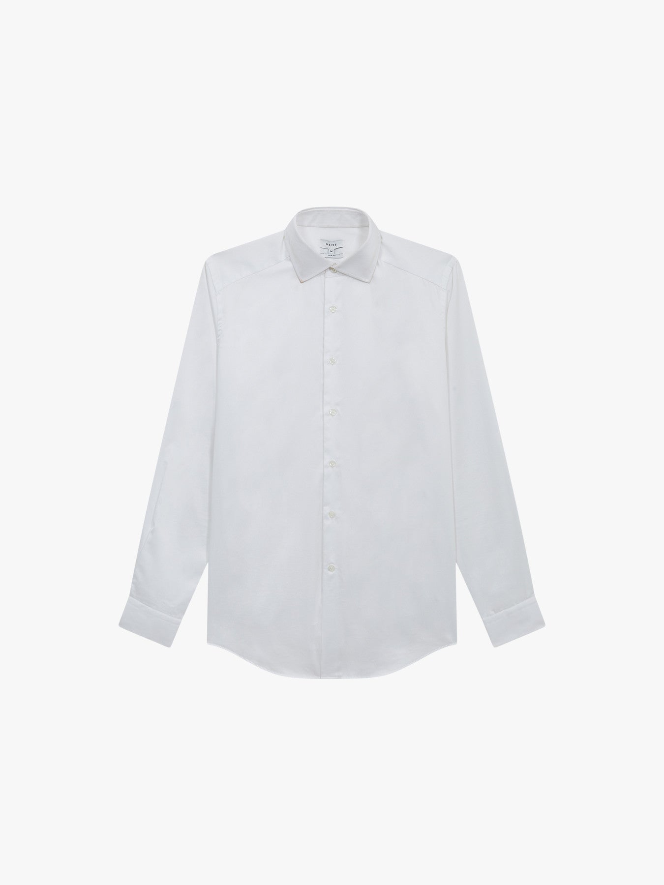 Remote Cotton Satin Slim Fit Shirt