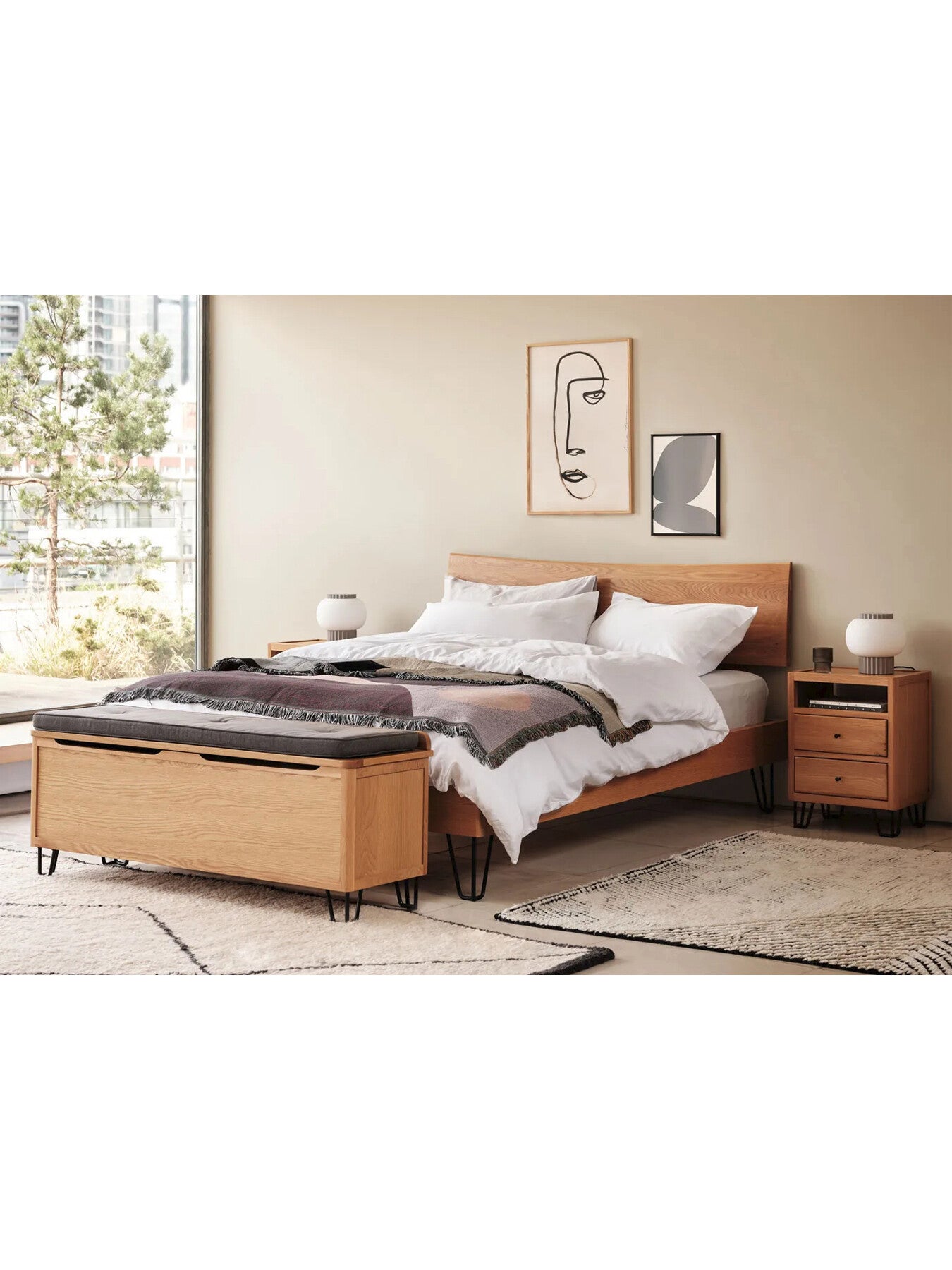 Brunel Blanket Box Cushion Grey