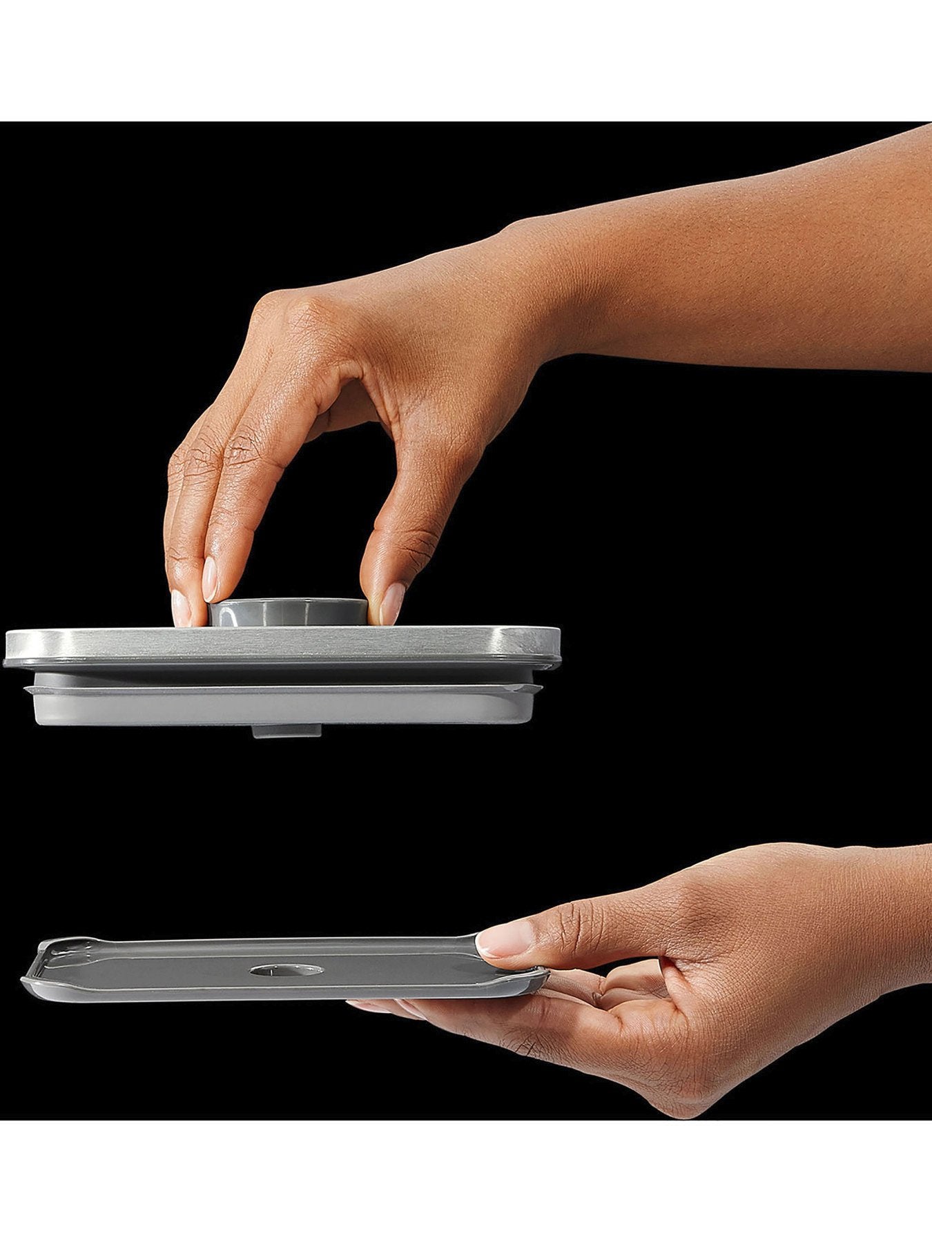 Steel POP Container Big Square Short 2.6L