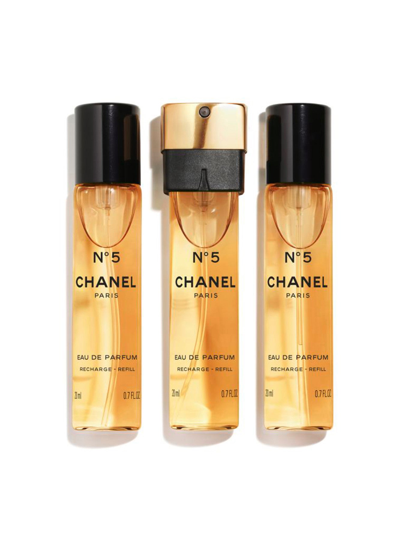 N°5 Eau de Parfum Refills 3x20ml