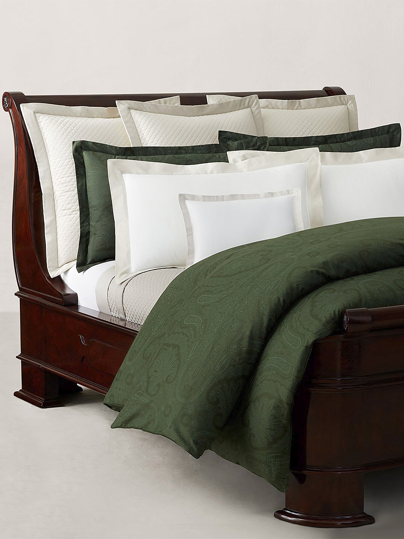 Doncaster Flat Sheet Dark Green