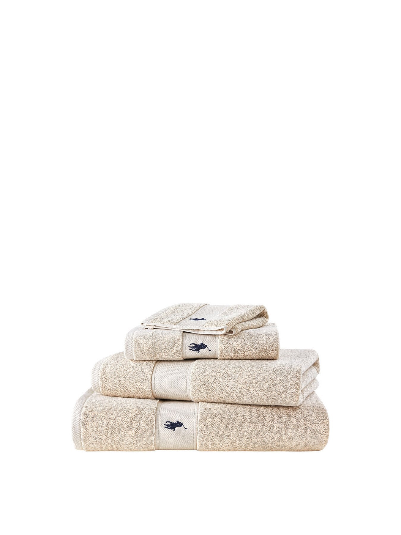 Polo Player Guest Towel Pale Oak