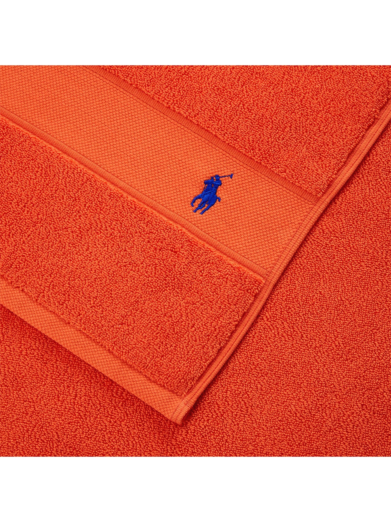 Polo Player Guest Towel Orange