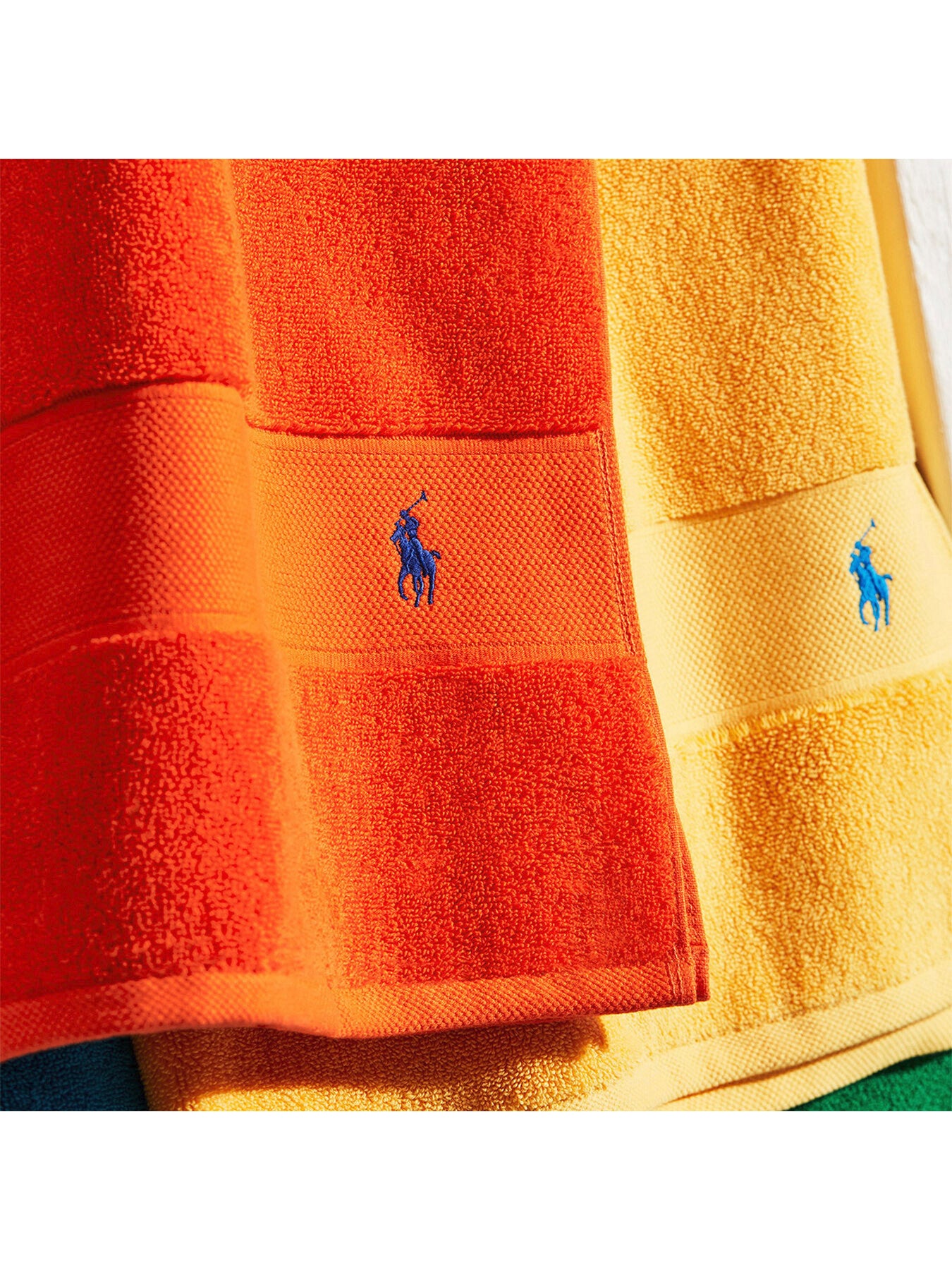Polo Player Guest Towel Orange