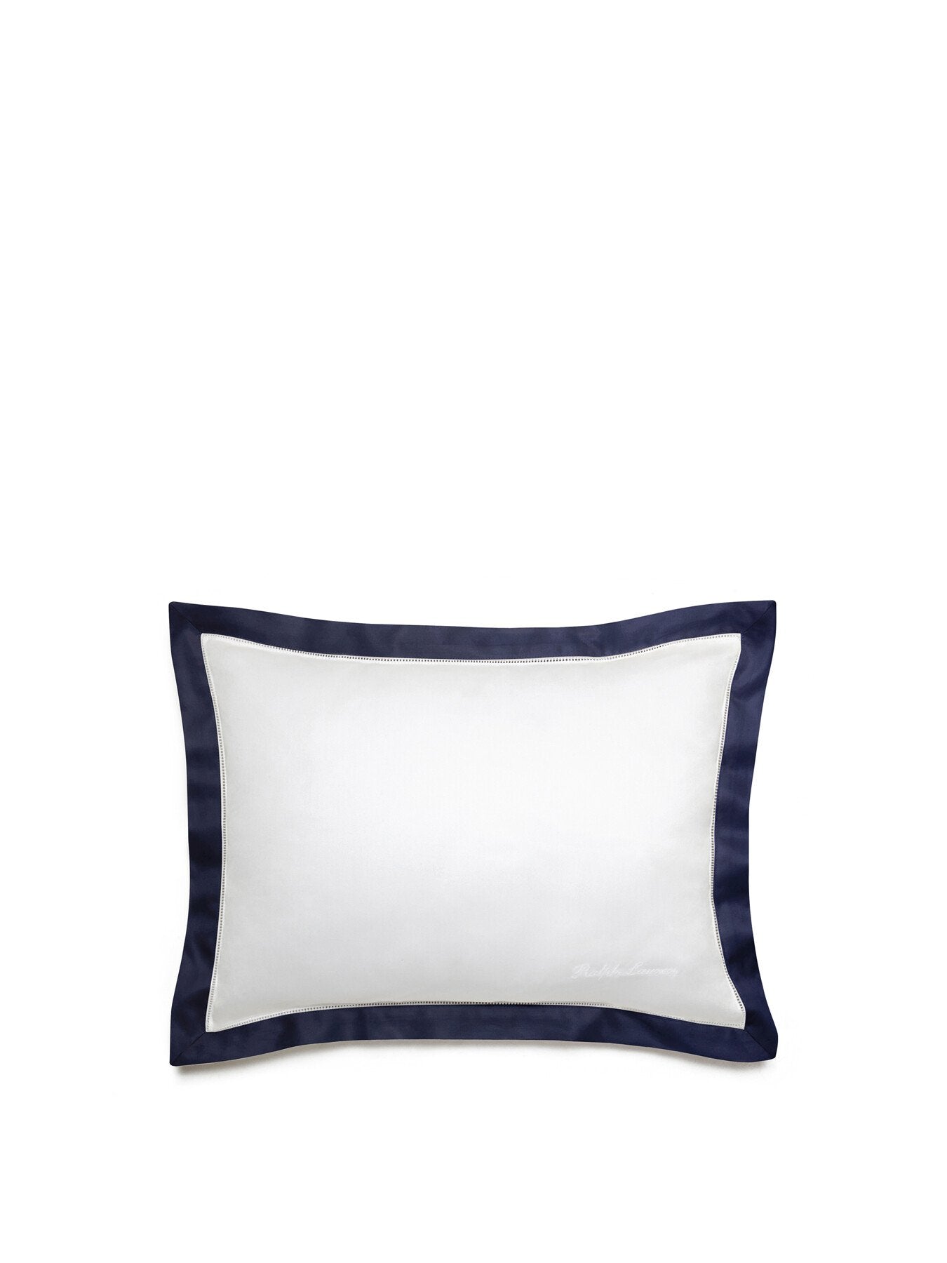 Langdon Boudoir Pillowcase White/Navy