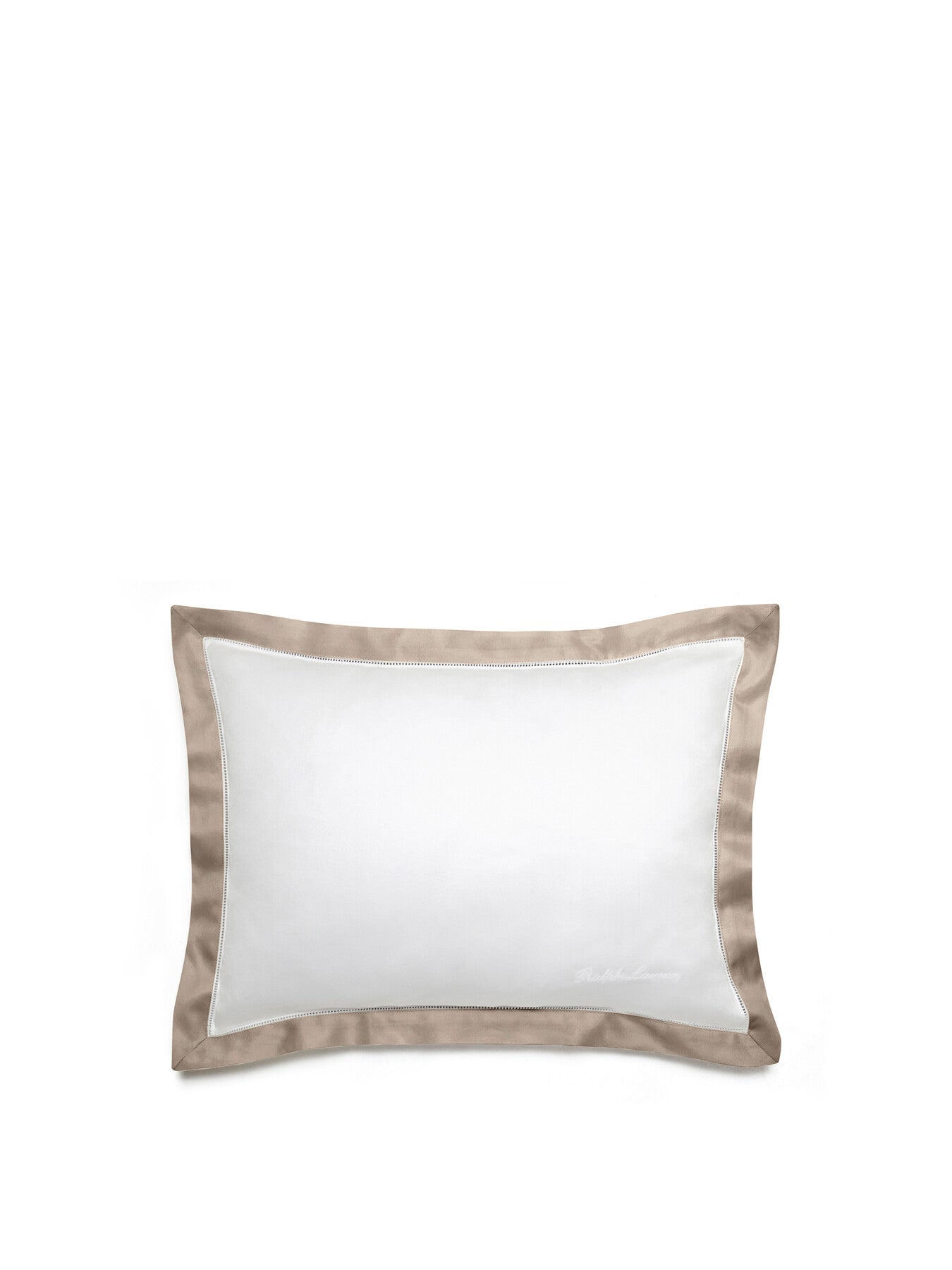 Langdon Oxford Pillowcase Pair White/Capetan
