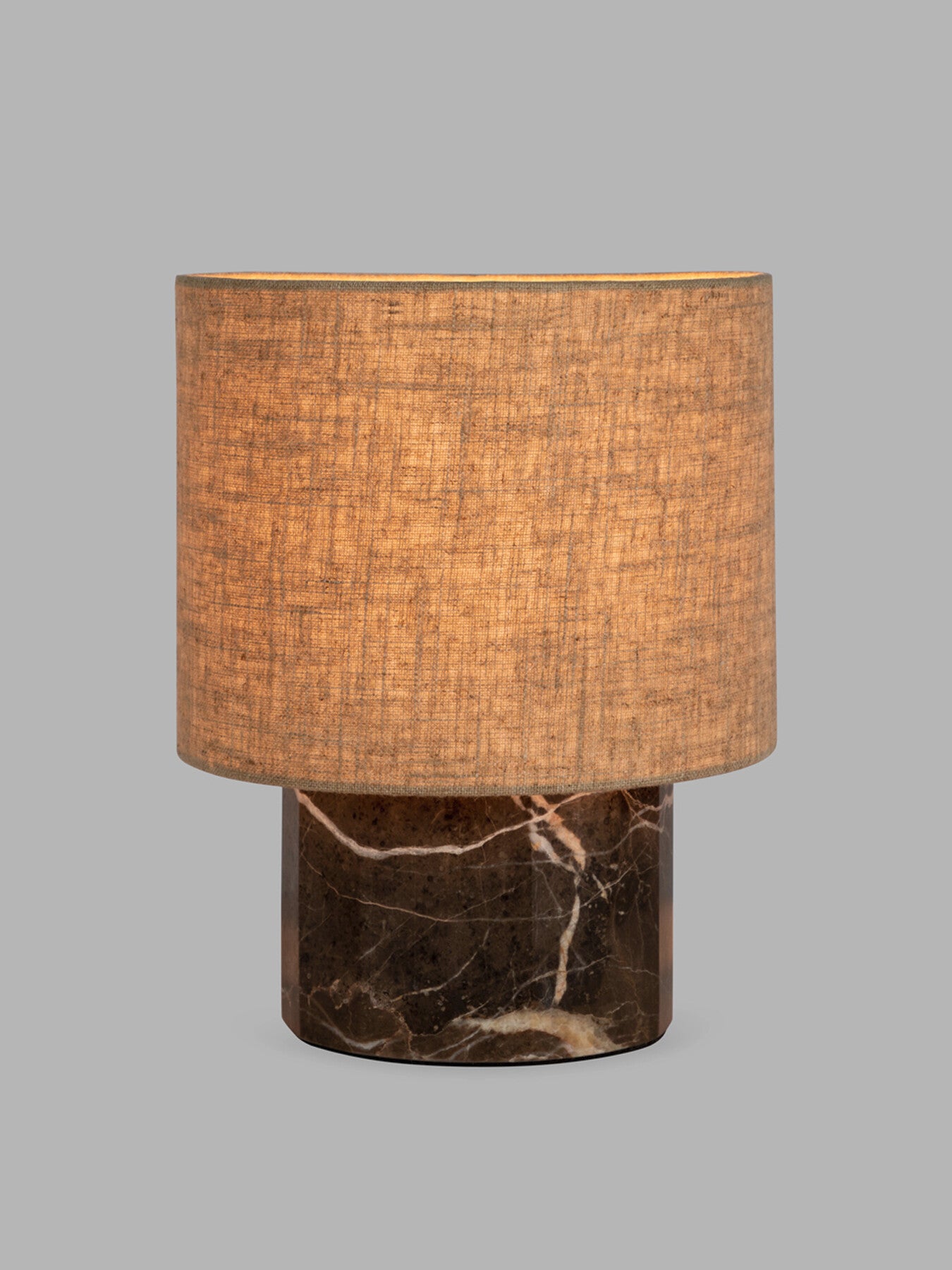 Colonna Marble Complete Table Lamp Cocoa Small