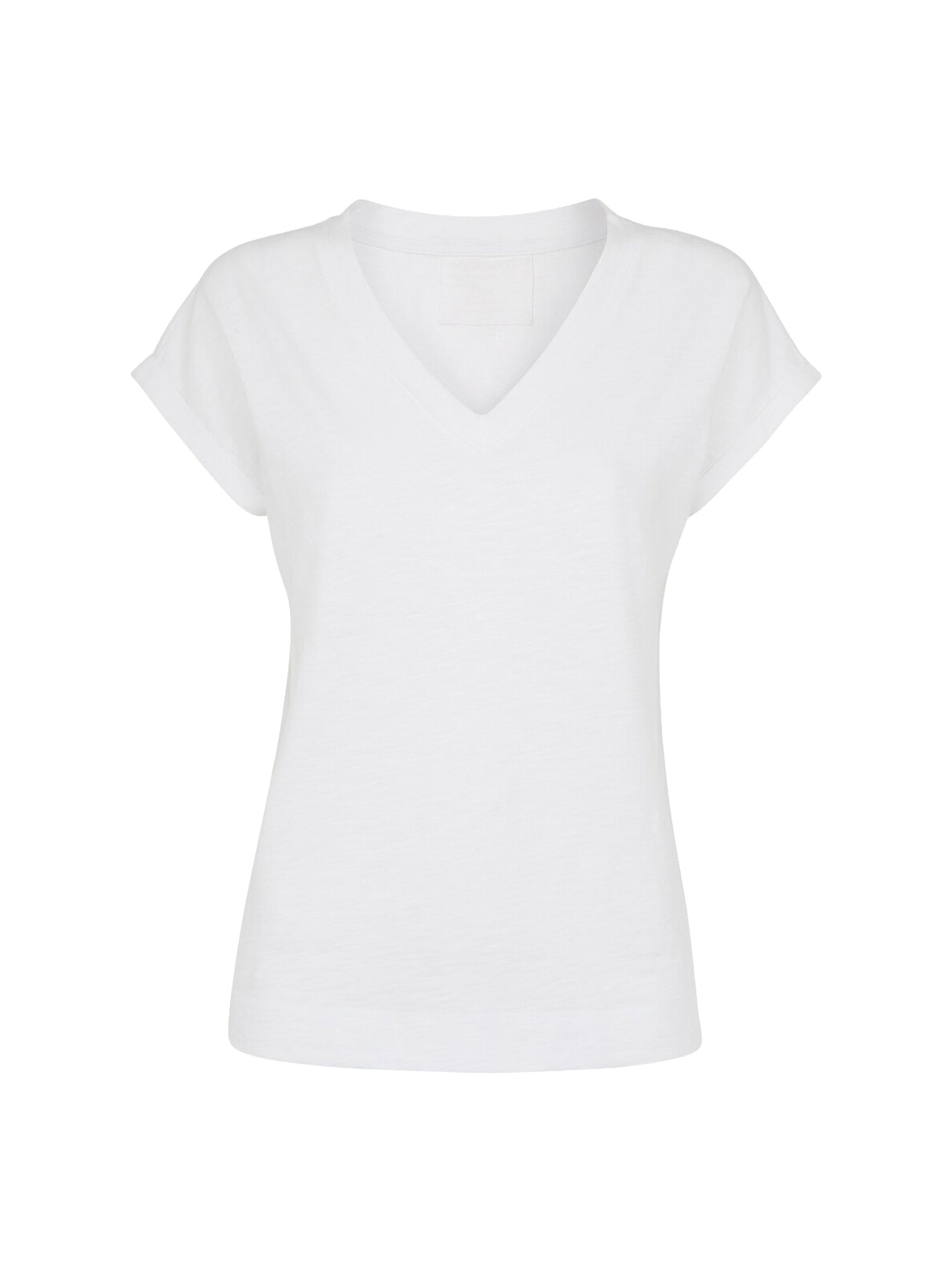 Willa V Neck Cap Sleeve Tee
