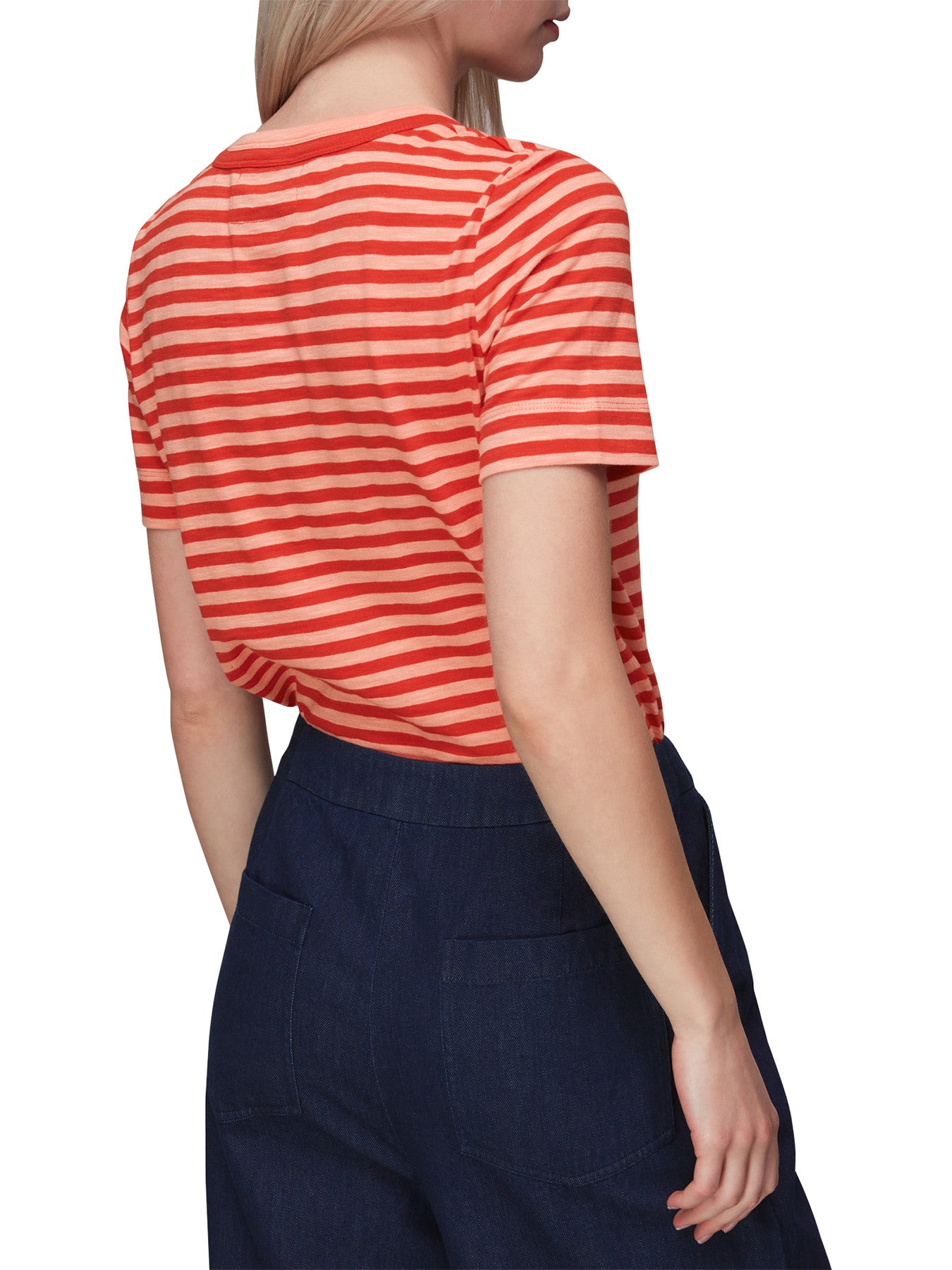 Rosa Double Trim Stripe Tshirt