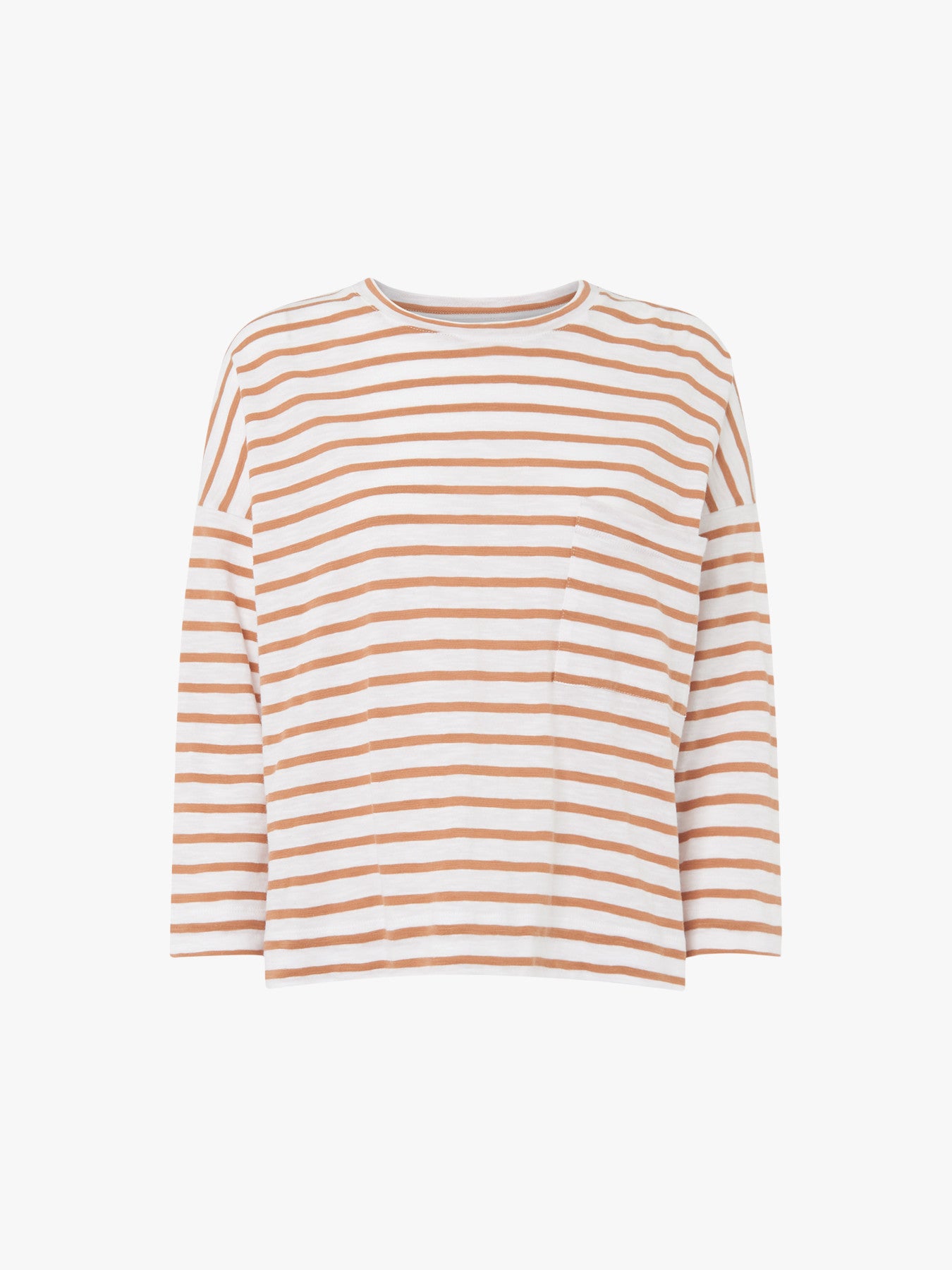 Stripe Cotton Pocket Top