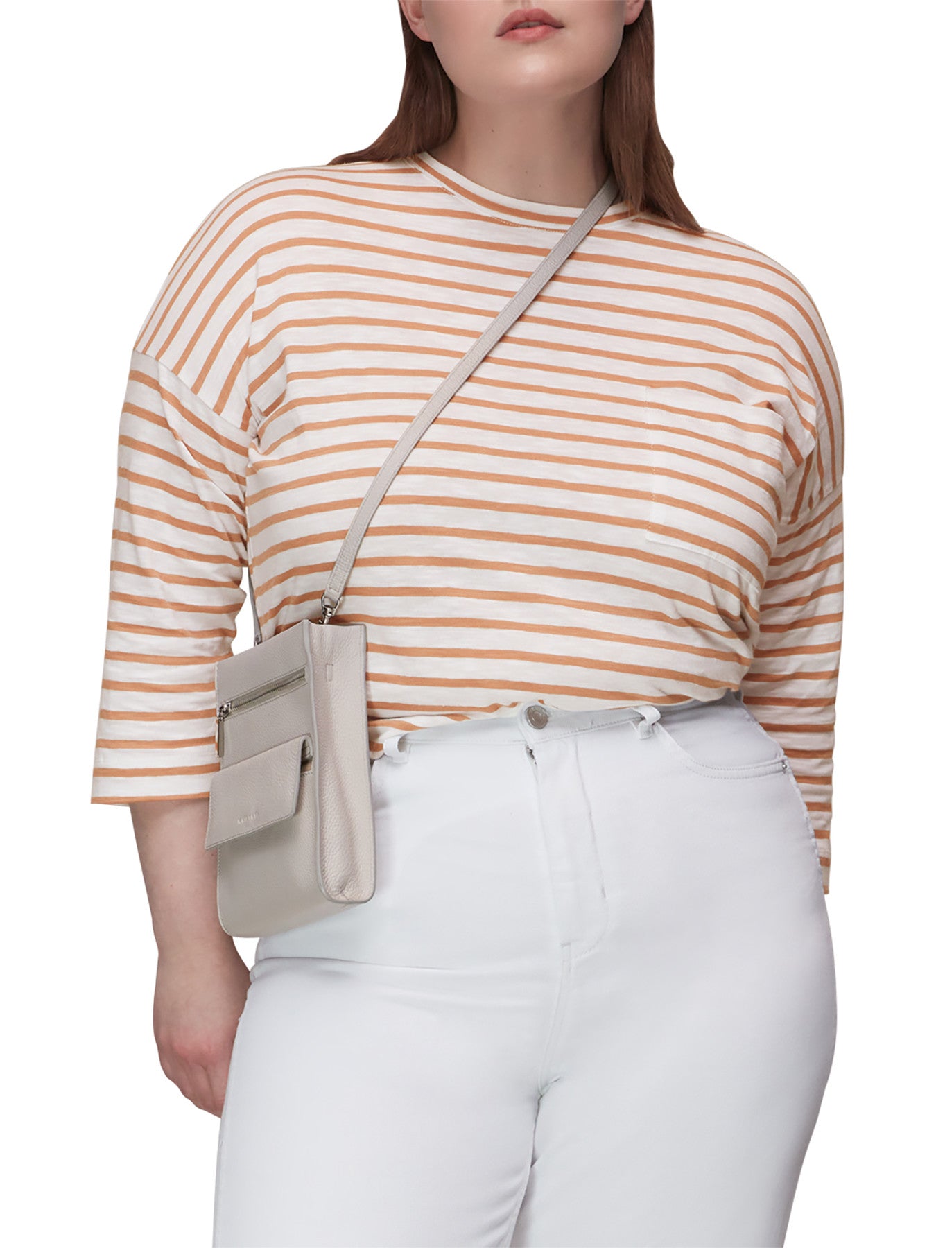 Stripe Cotton Pocket Top