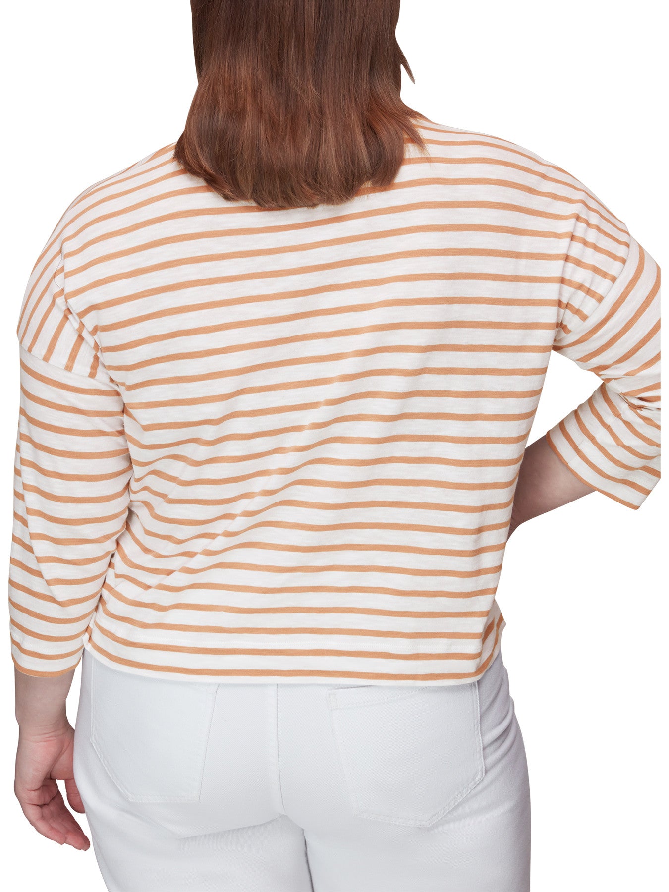 Stripe Cotton Pocket Top
