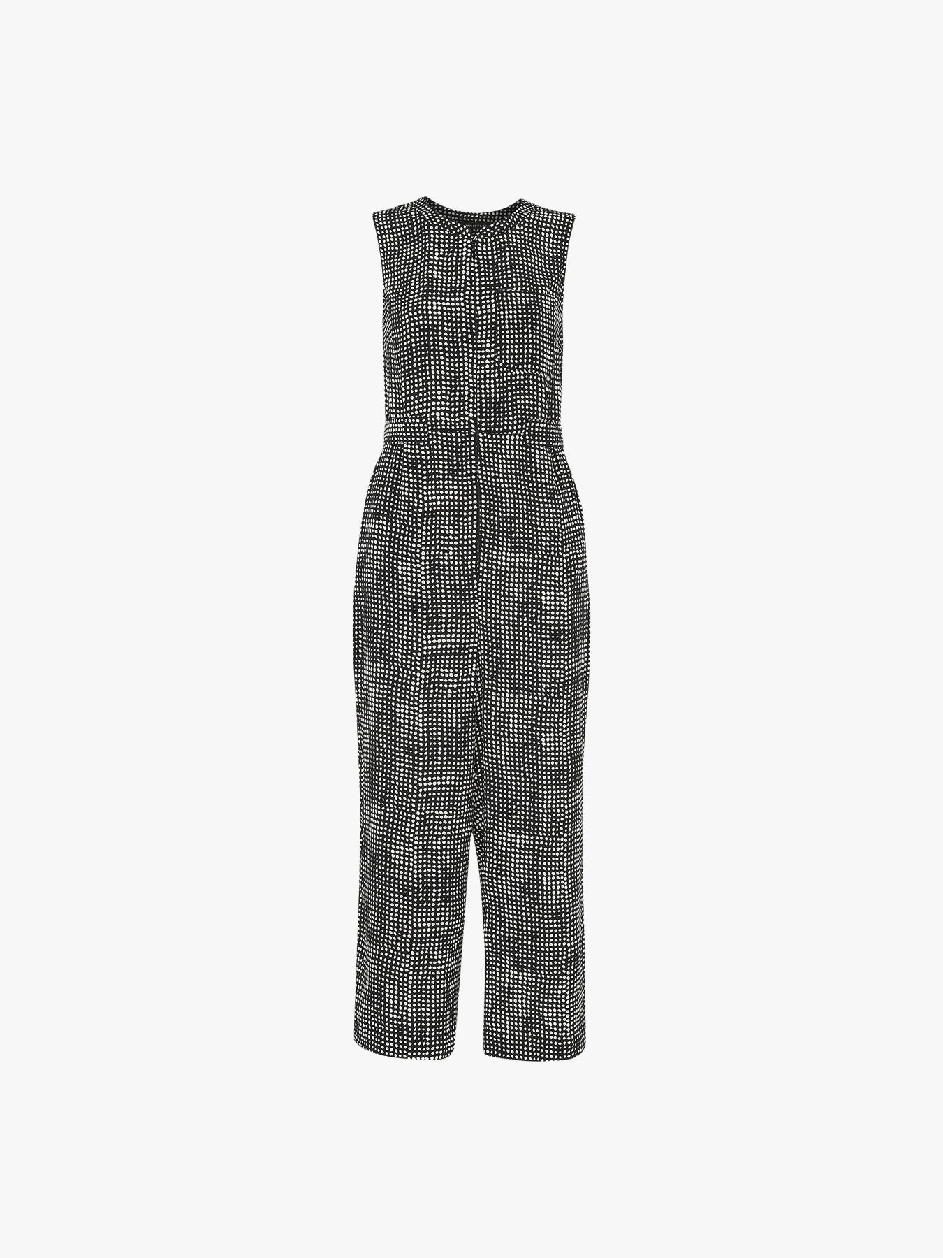 Josie Spotted Check Jumpsuit