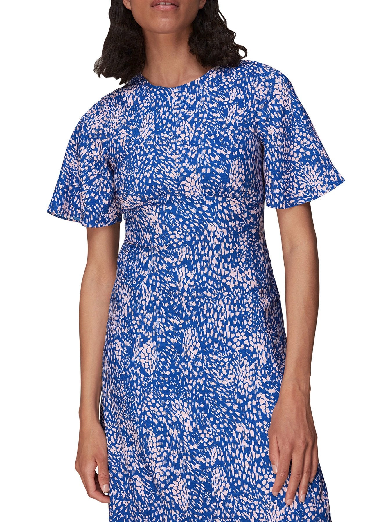 Lively Animal Print Midi Dress