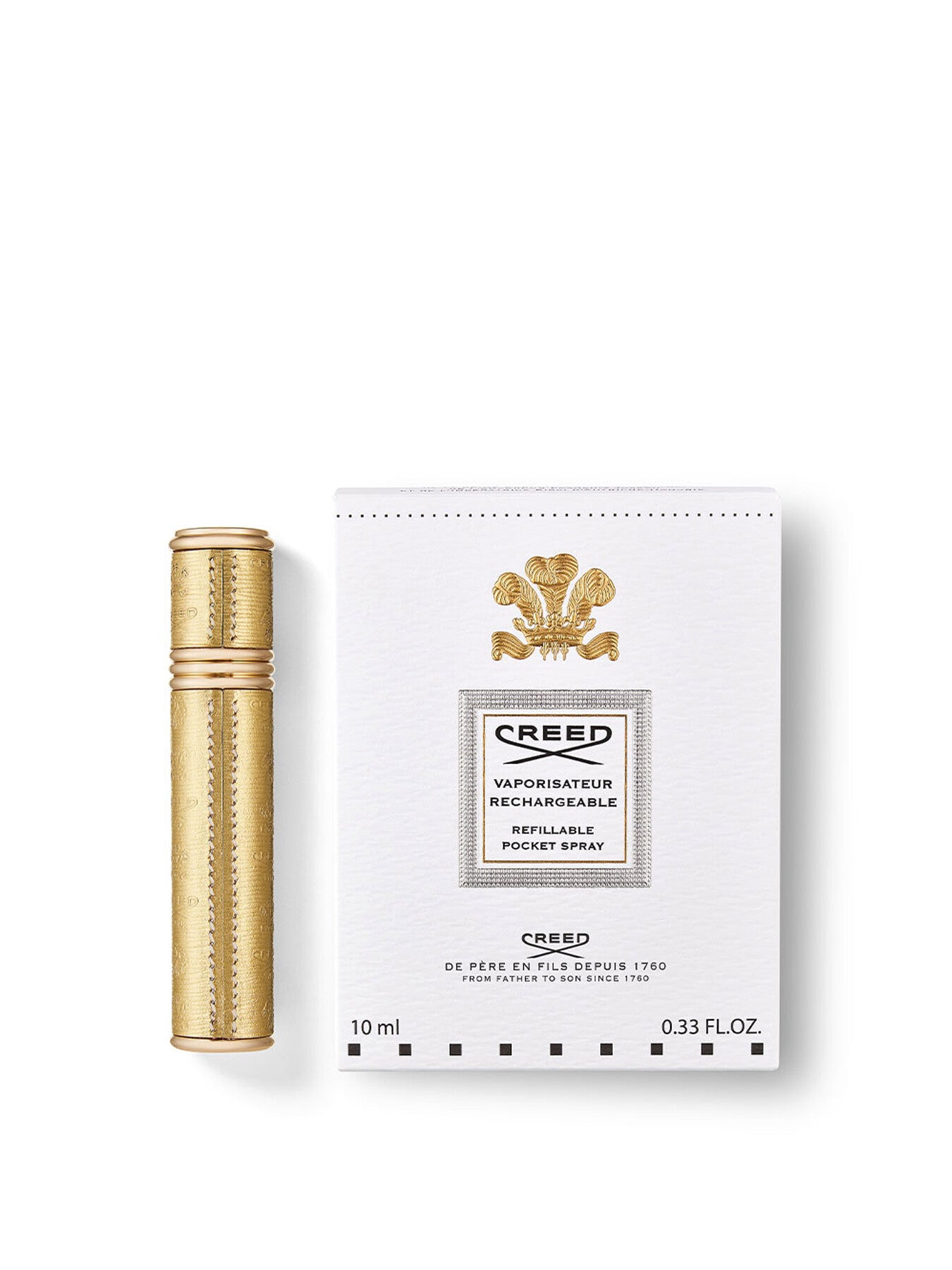 Travel Atomiser Gold Gold 10ml