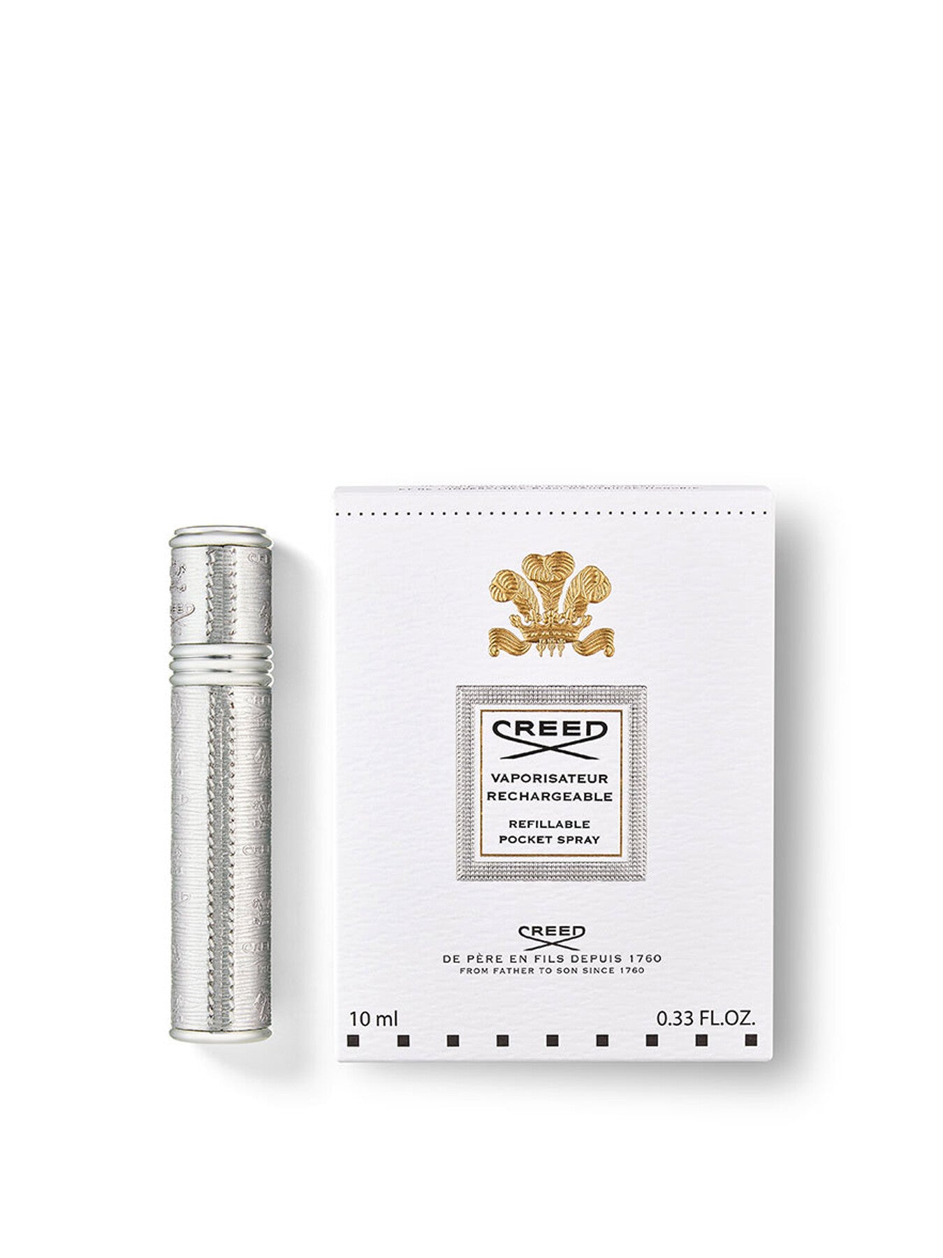 Travel Atomiser SilverSilver 10ml