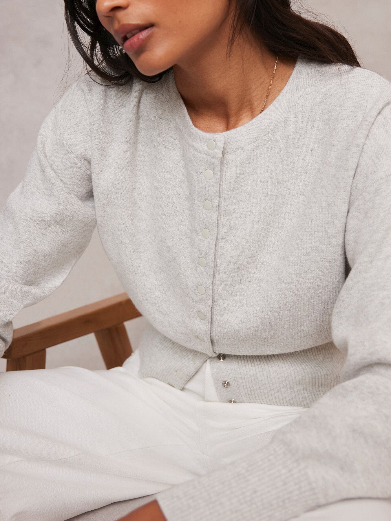 Cotton Blend Cardigan