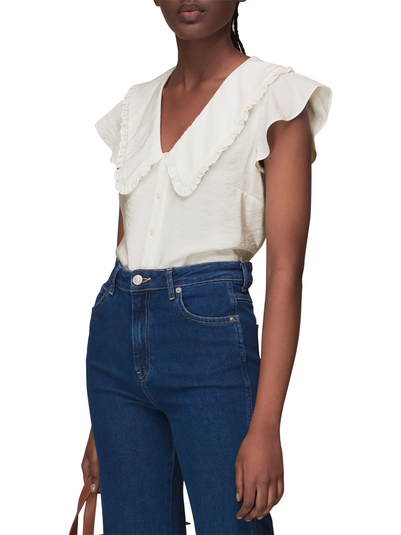 Short Sleeve Collar Top