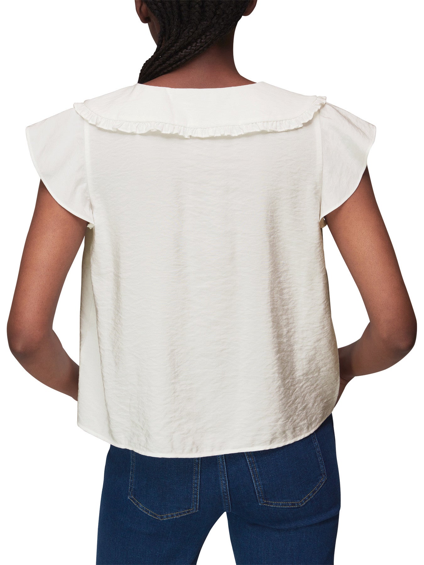 Short Sleeve Collar Top