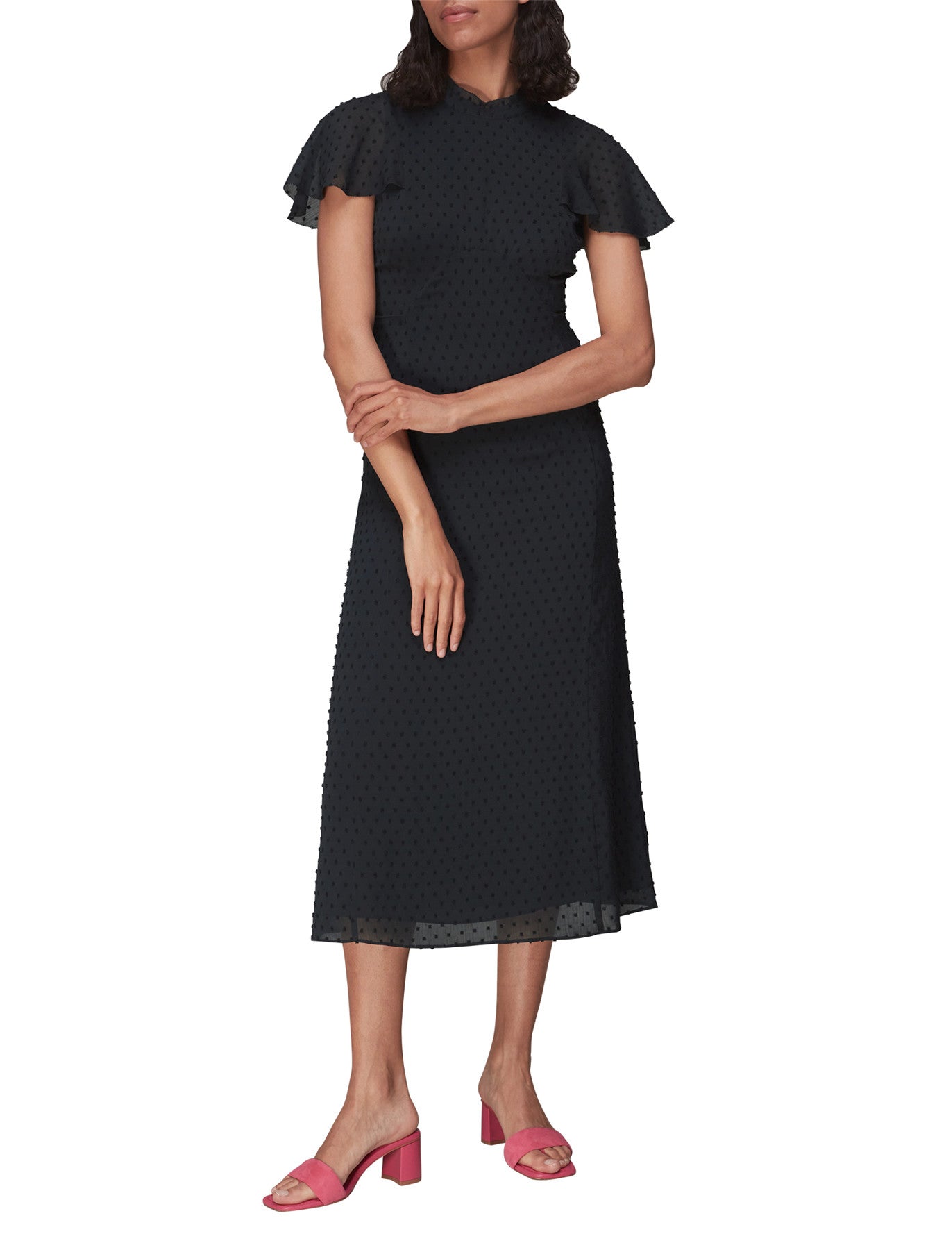 Elouise Textured Dobby Dress