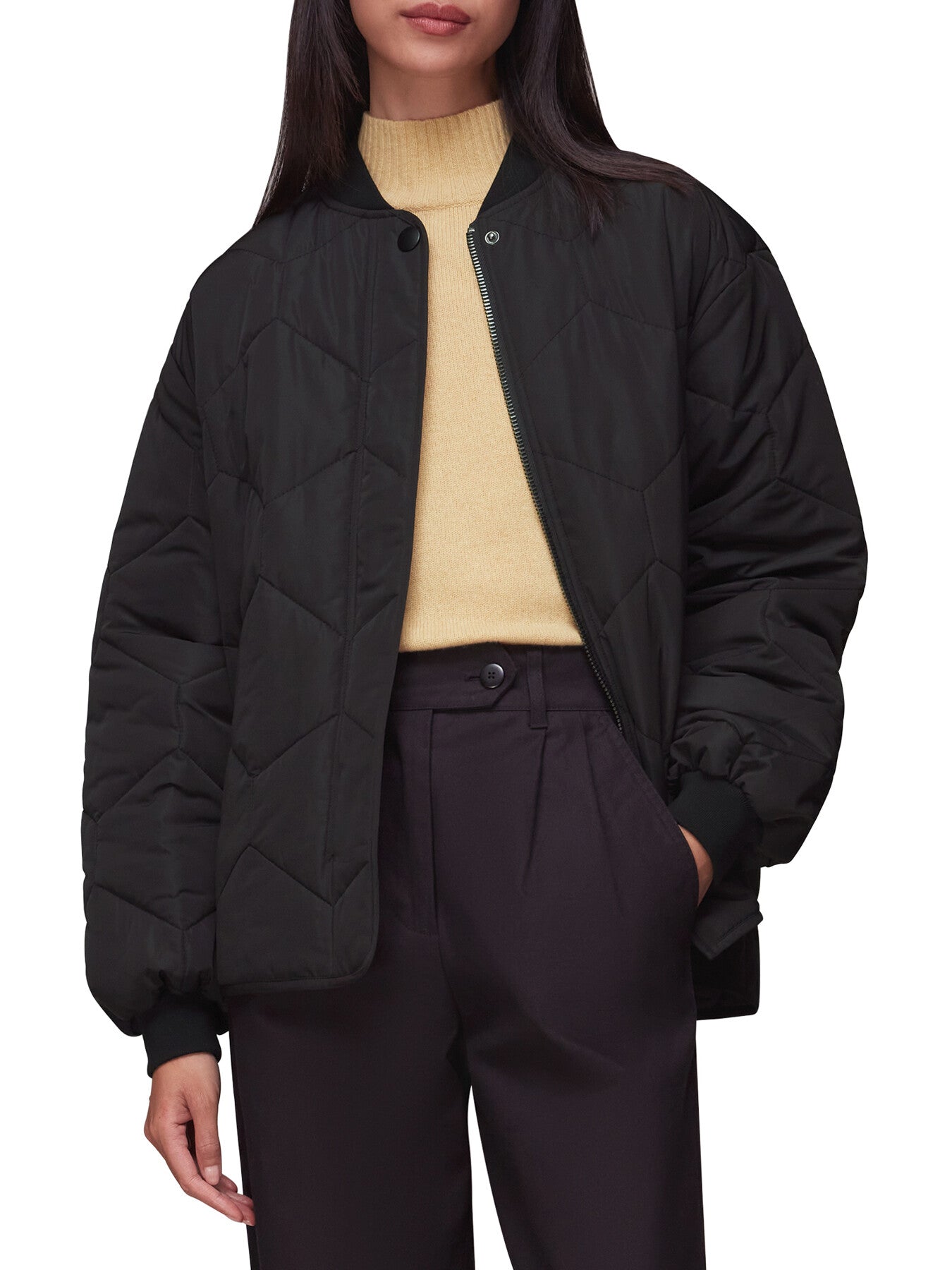 Ida Short Quilted Coat