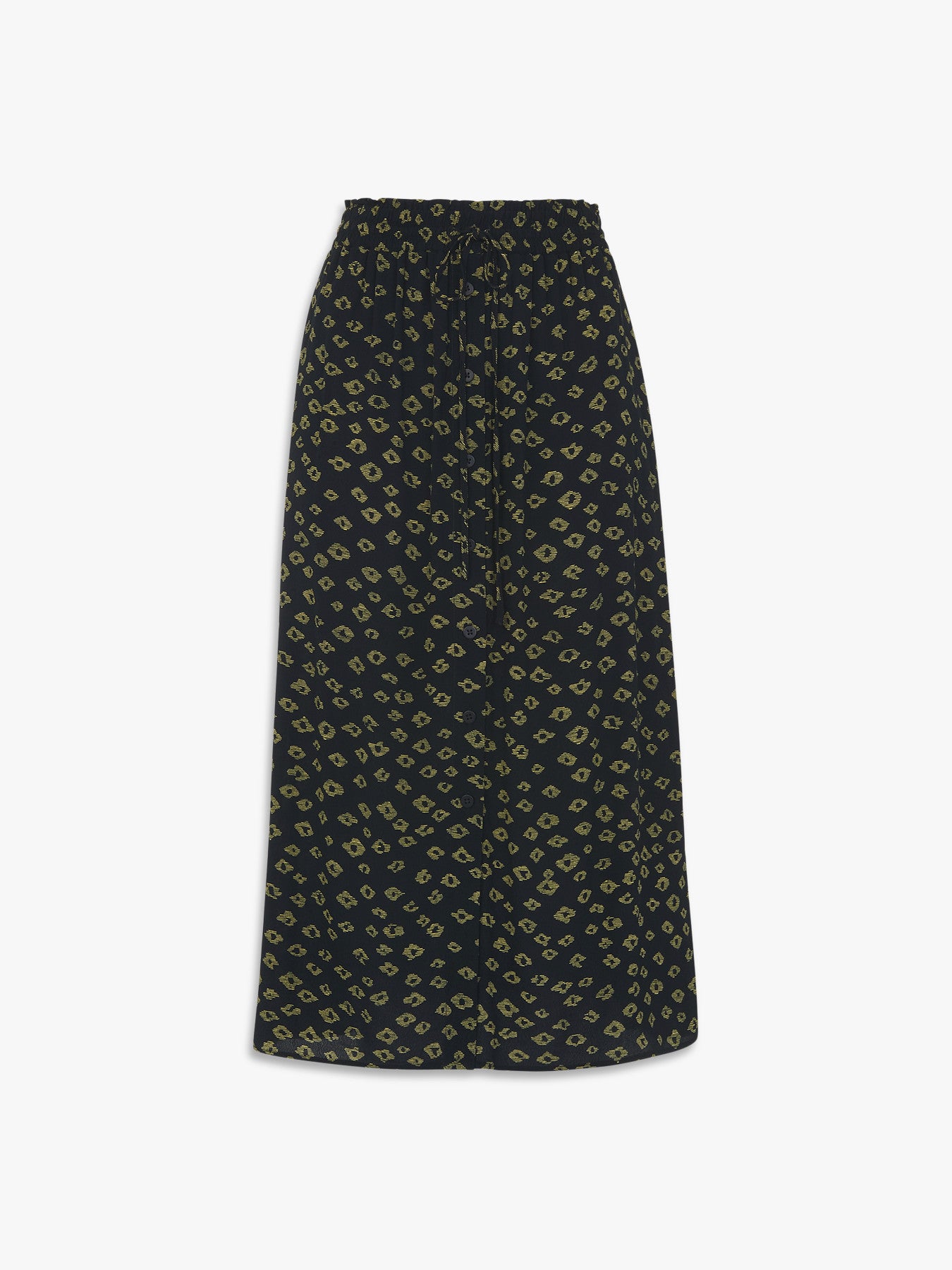 Abstract Gem Print Skirt