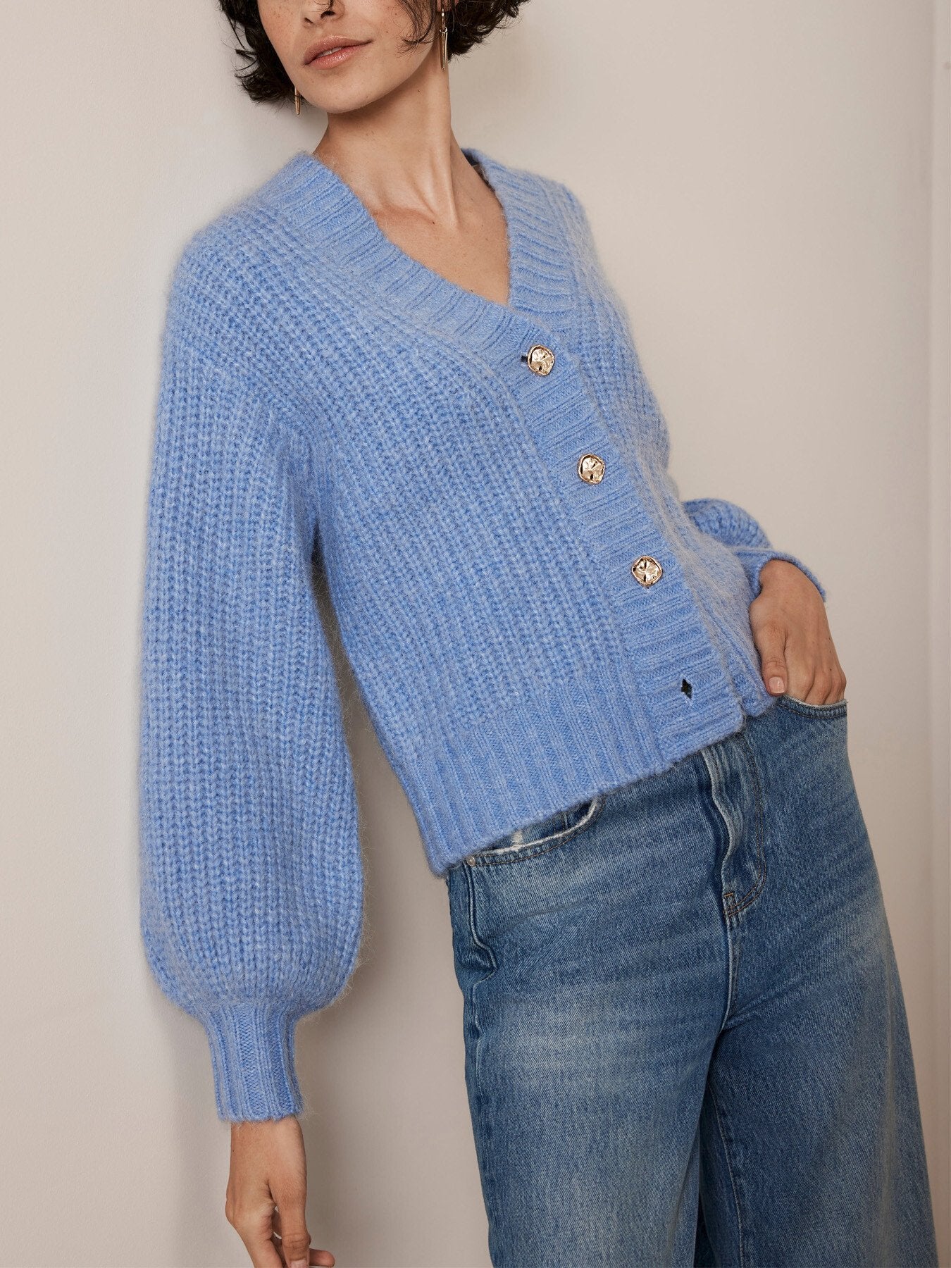 Wool Blend Cardigan
