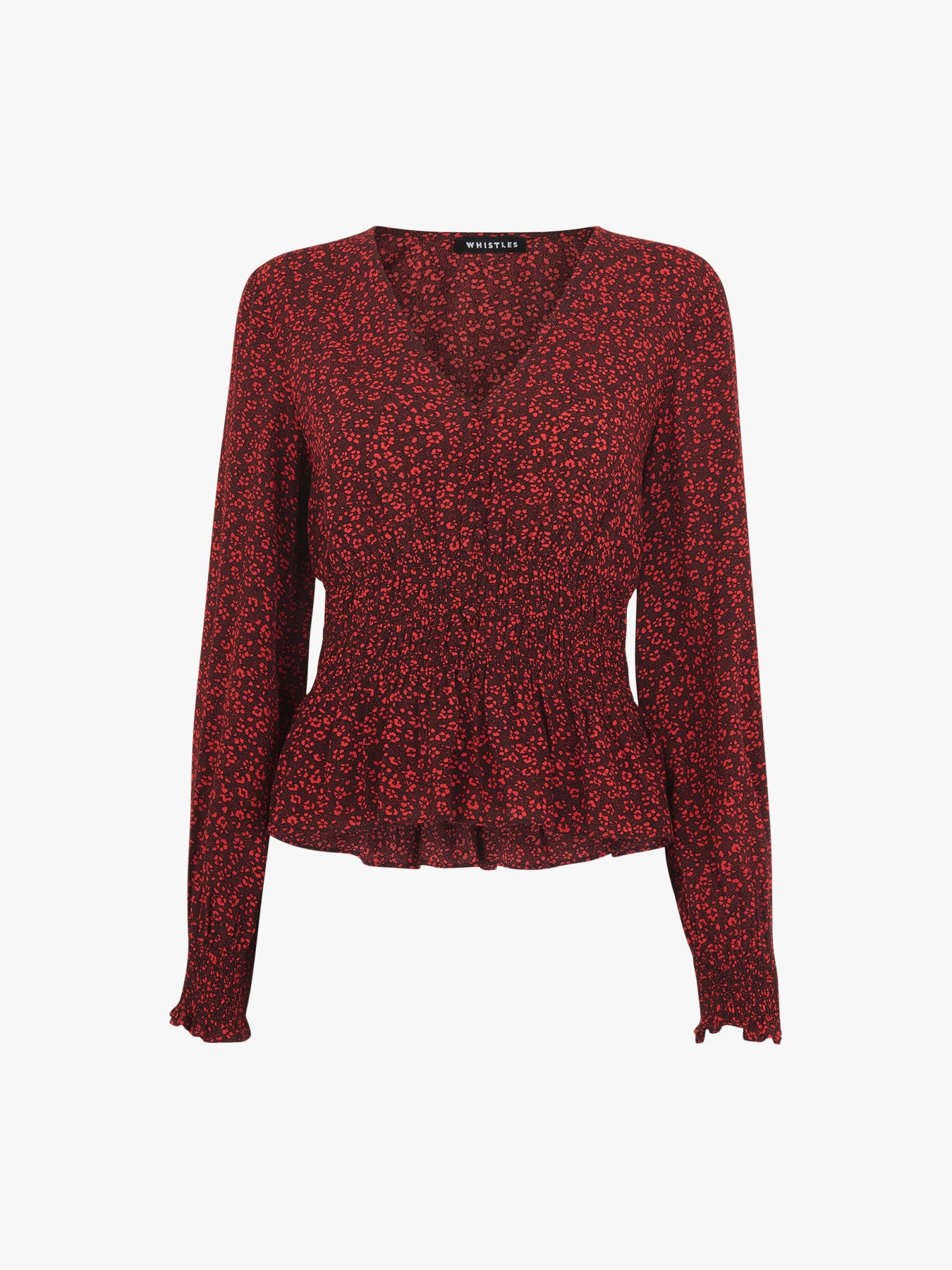 Pansy Dot Jenny Peplum Top