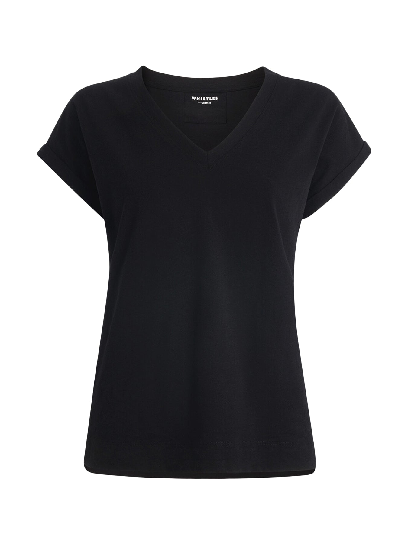Willa V Neck Cap Sleeve Tee