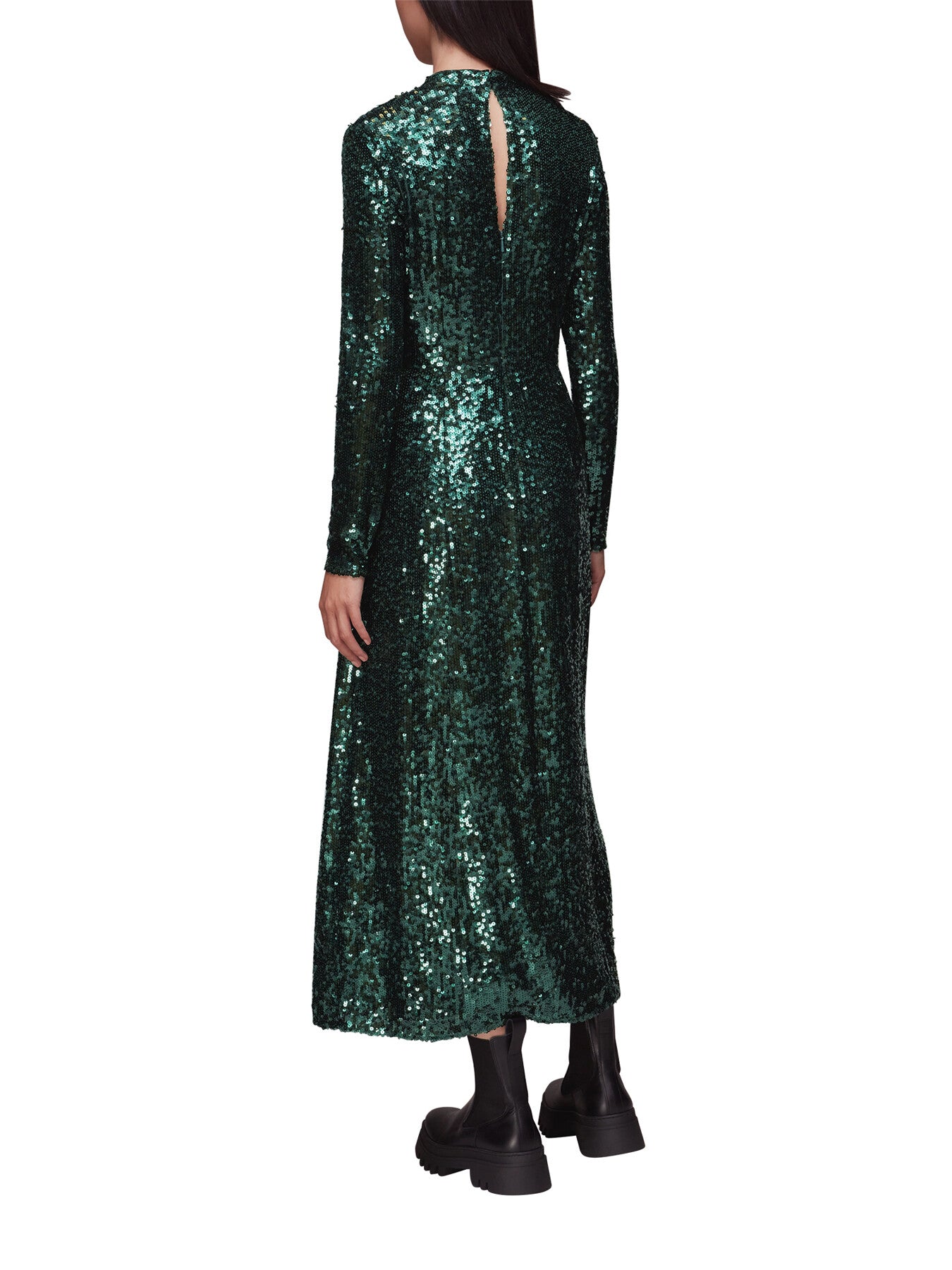 Minimal Sequin Midi Dress