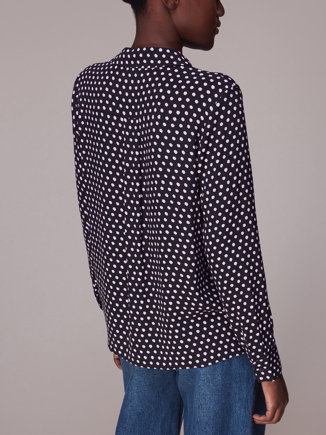 Dotted Spot Print Shirt