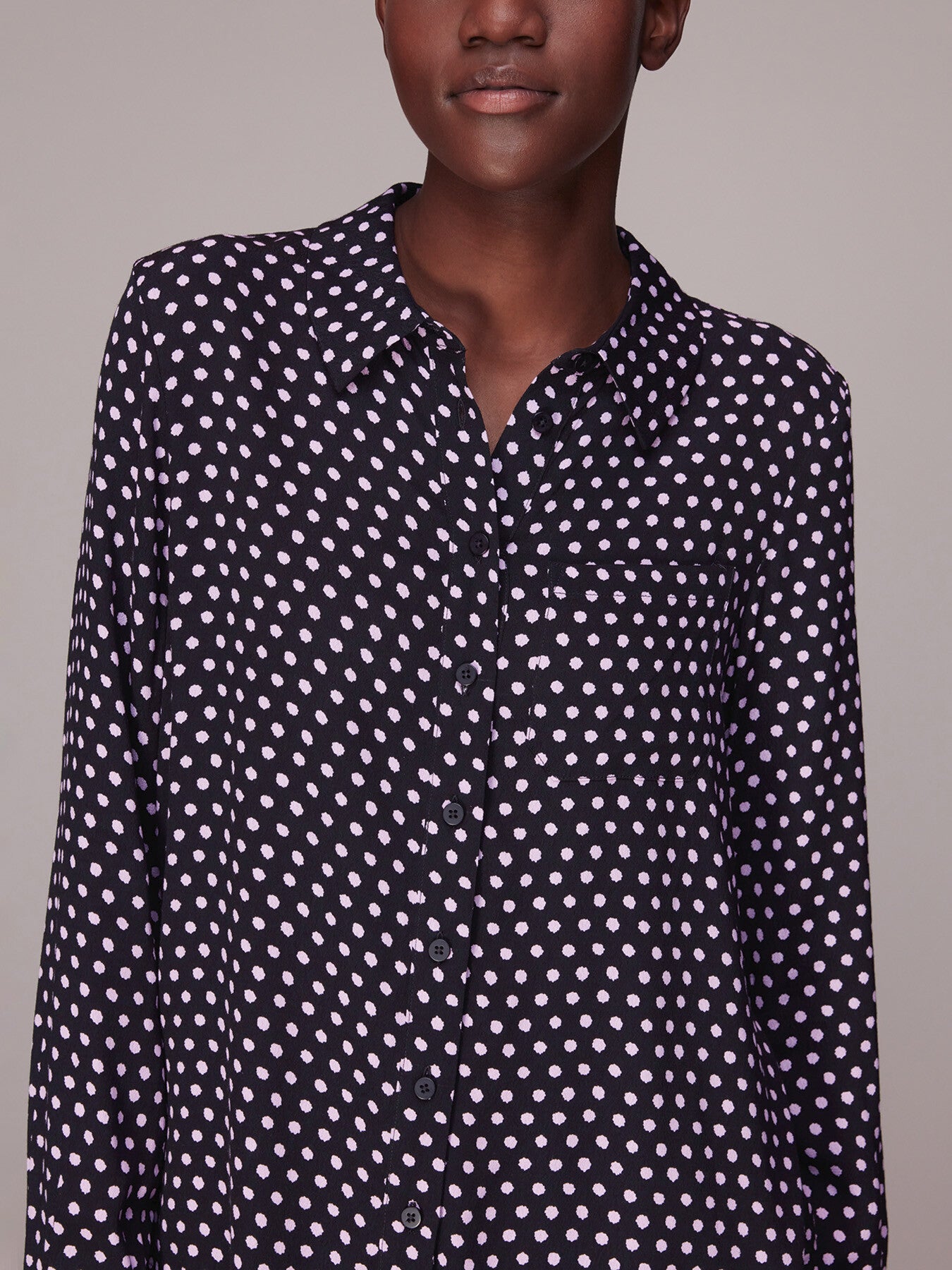 Dotted Spot Print Shirt