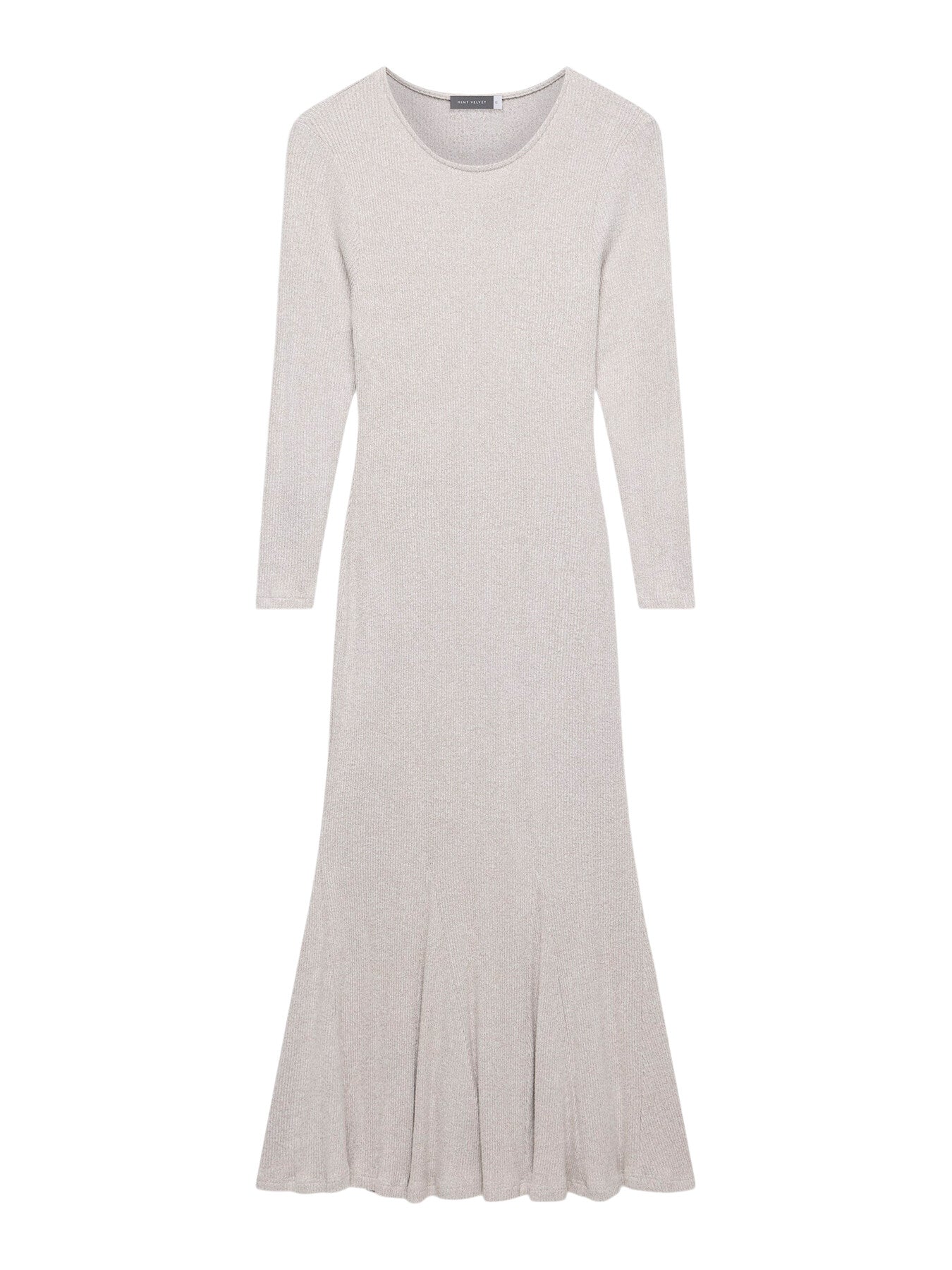 Cosy Ribbed Jersey Midi Dress