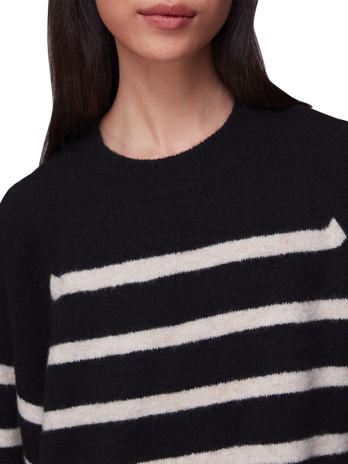 Stripe Crew Neck Knit Dress