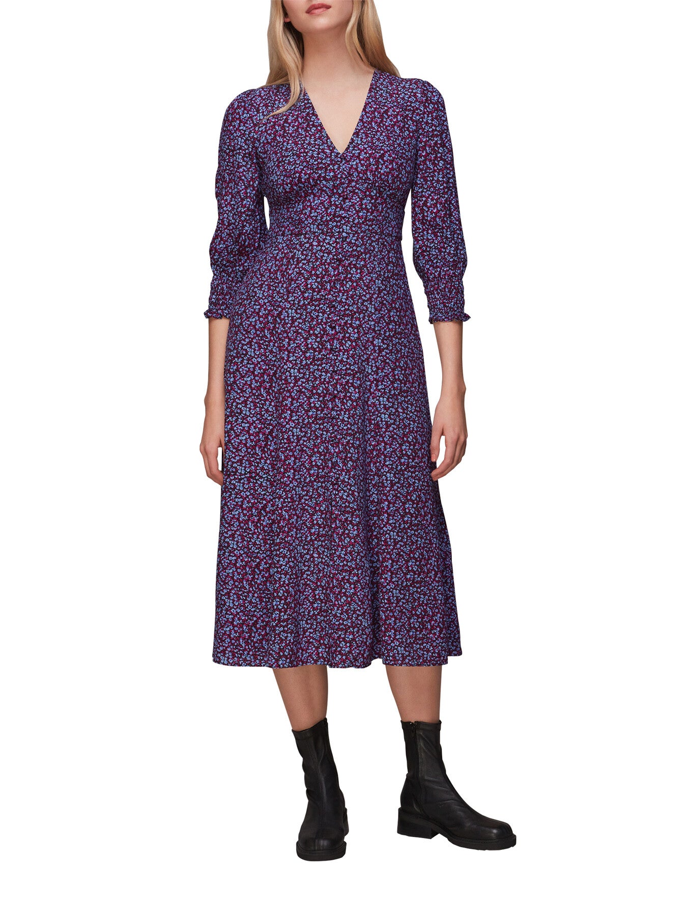 Floral Garden Midi Dress