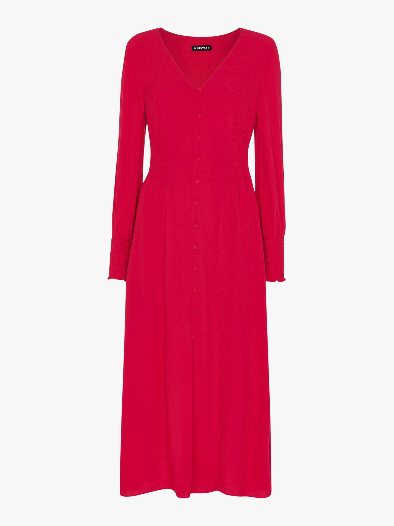 Ilana Shirred Midi Dress