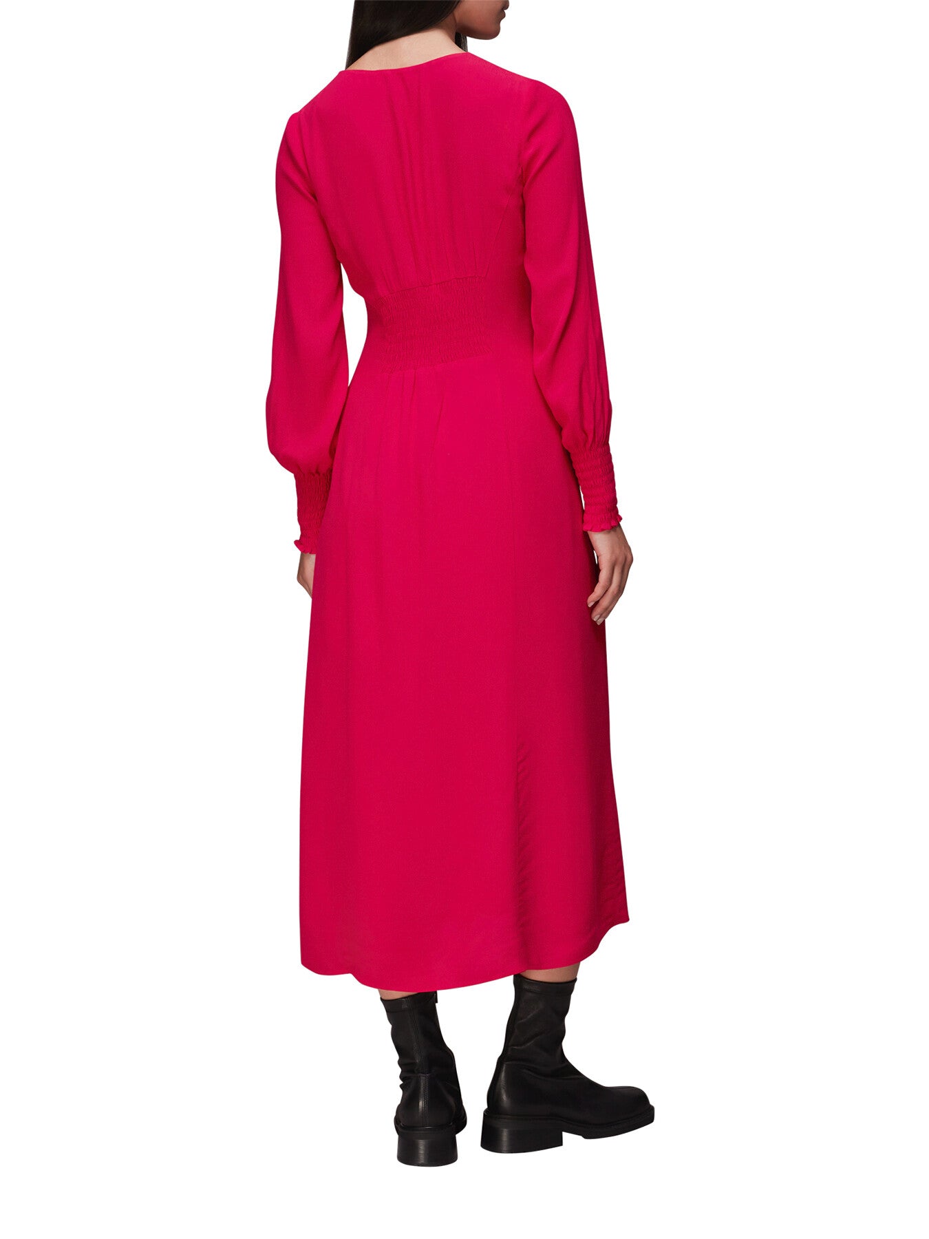 Ilana Shirred Midi Dress
