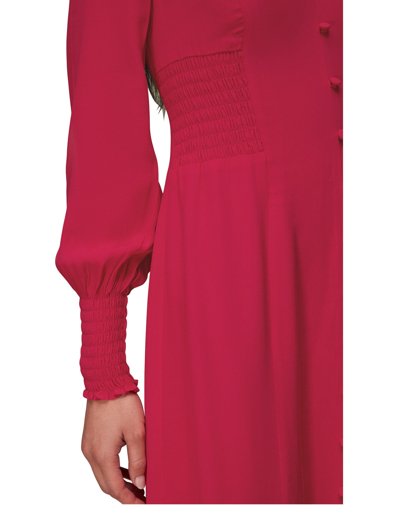 Ilana Shirred Midi Dress