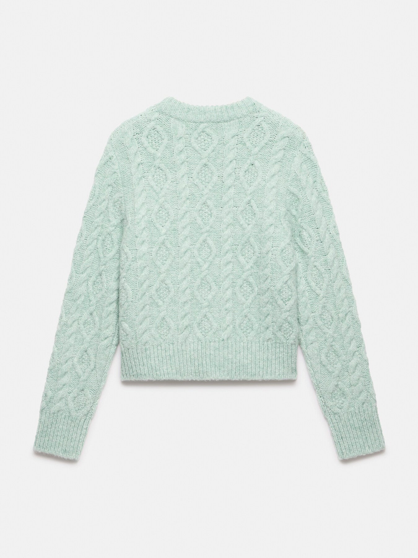 Green Cable Knit Jumper