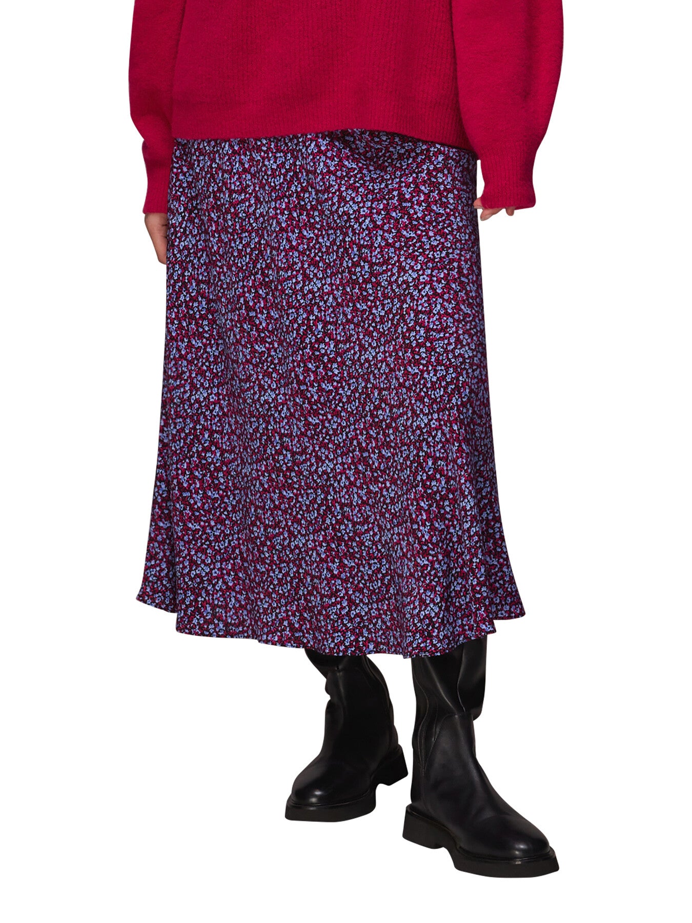 Floral Garden Bias Cut Skirt