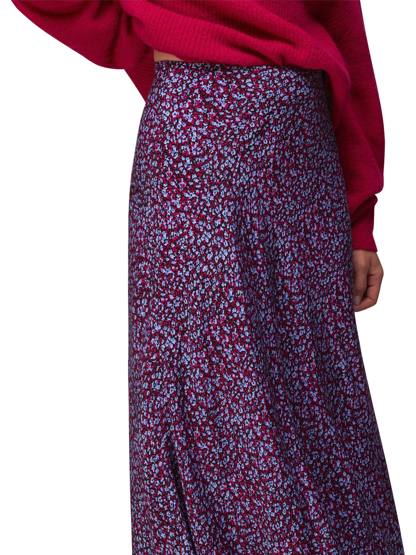 Floral Garden Bias Cut Skirt