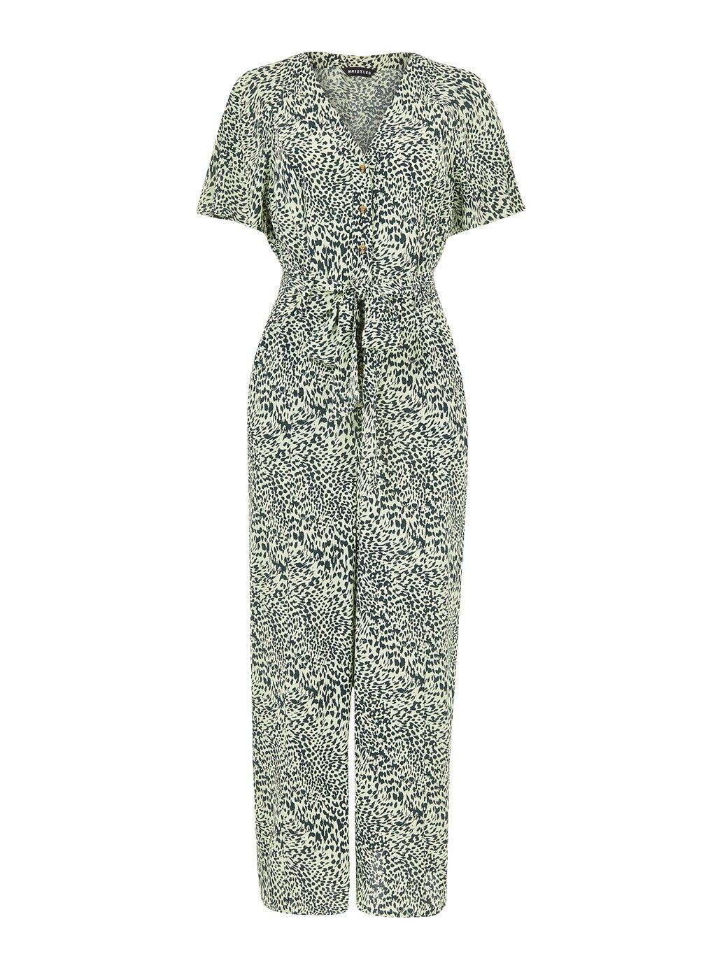 Diagonal Leopard Jumpsuit