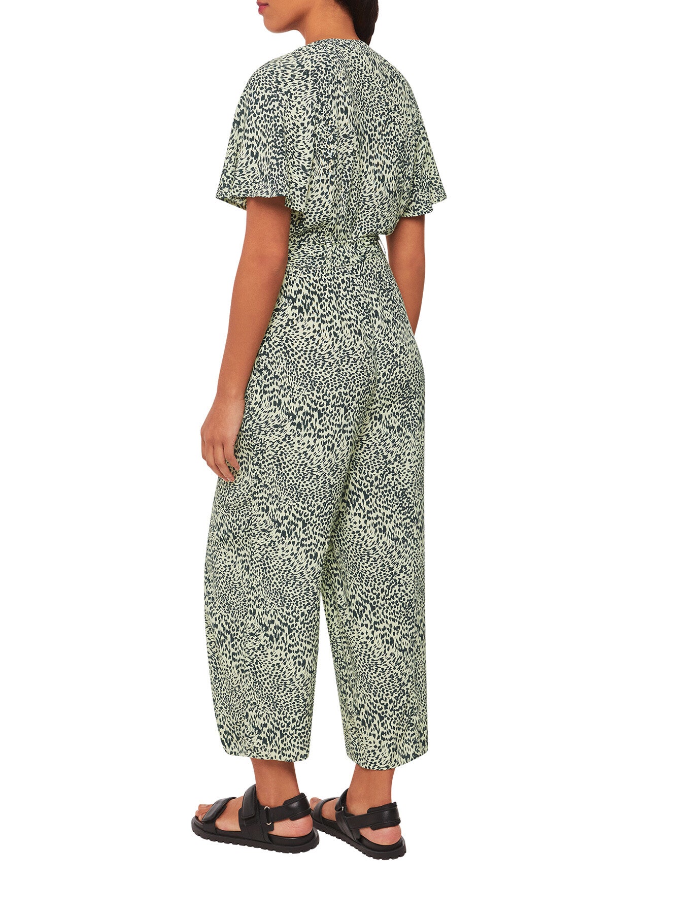 Diagonal Leopard Jumpsuit