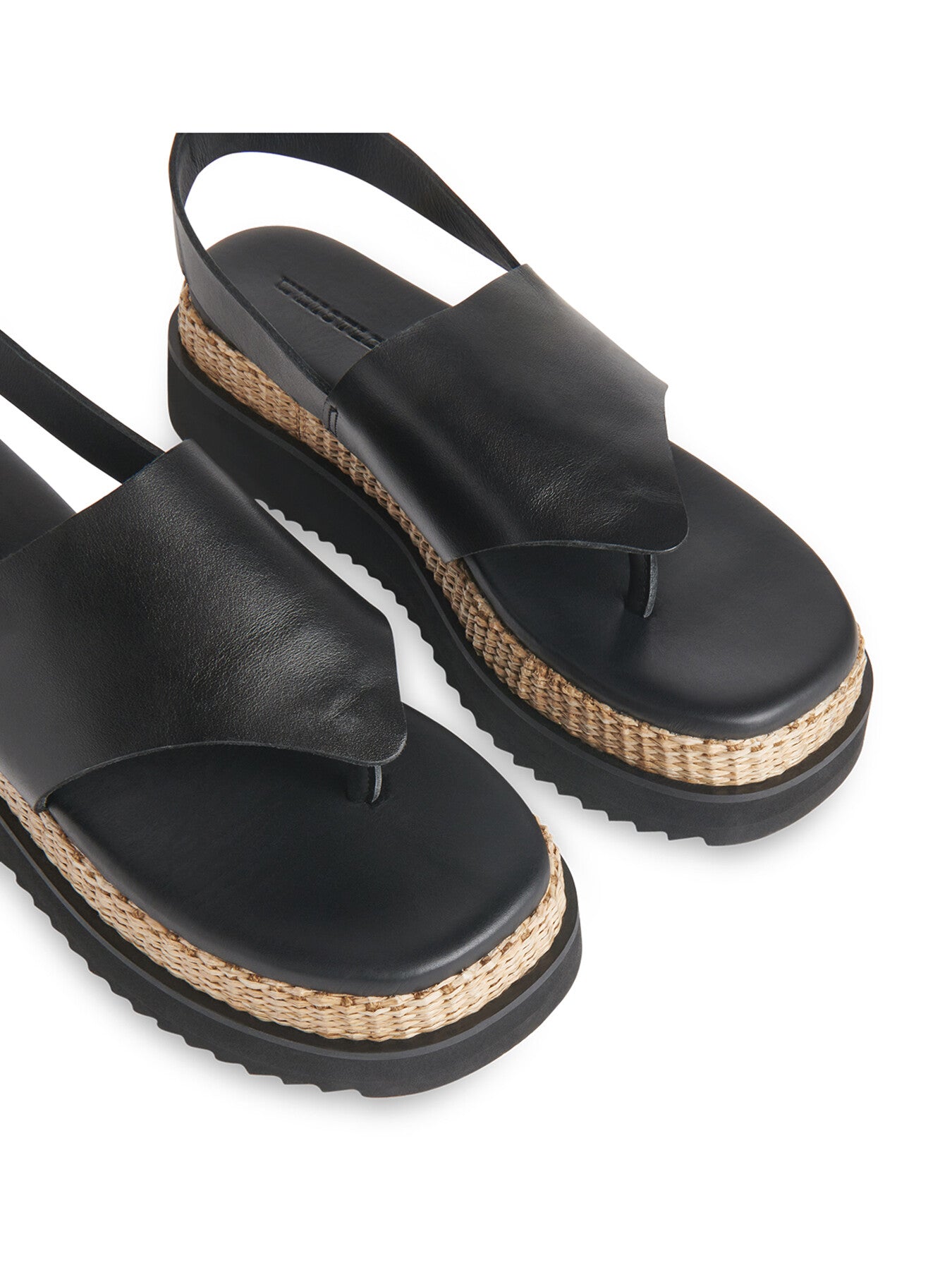 Lia Raffia Platform Sandal