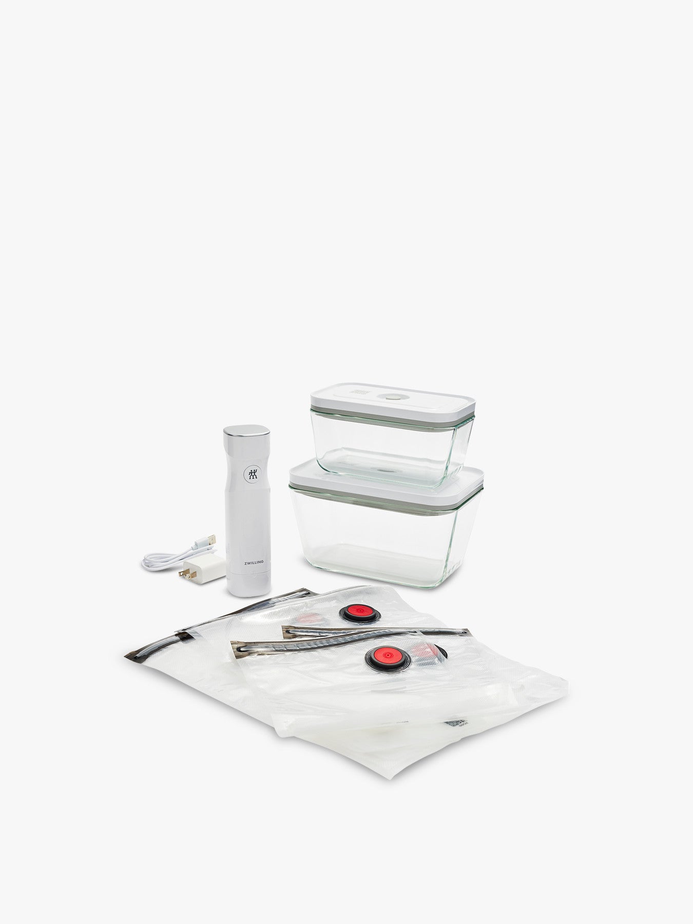 7 Piece Glass Vacuum Food Storage Starter Set