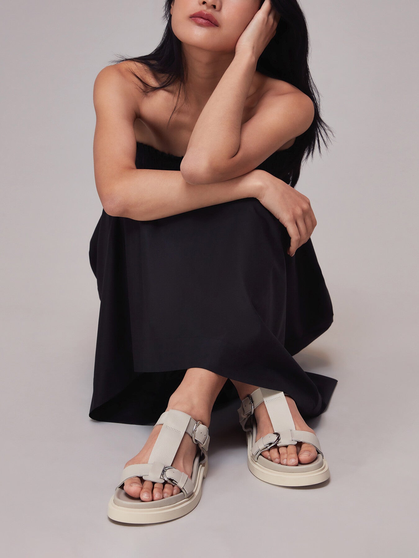 Porto Double Buckle Sandal