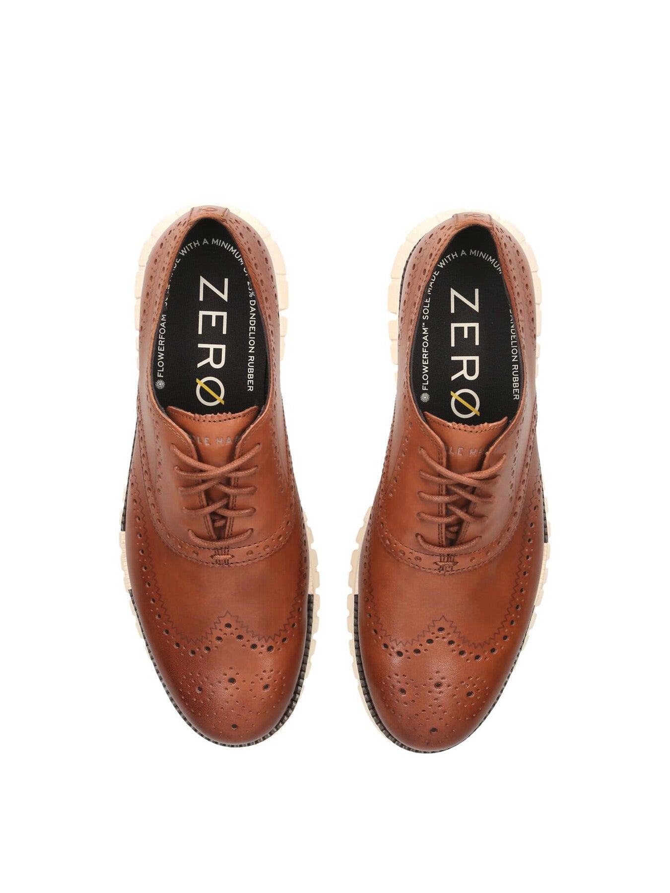 Zerogrand Wingtip Oxfords Tan